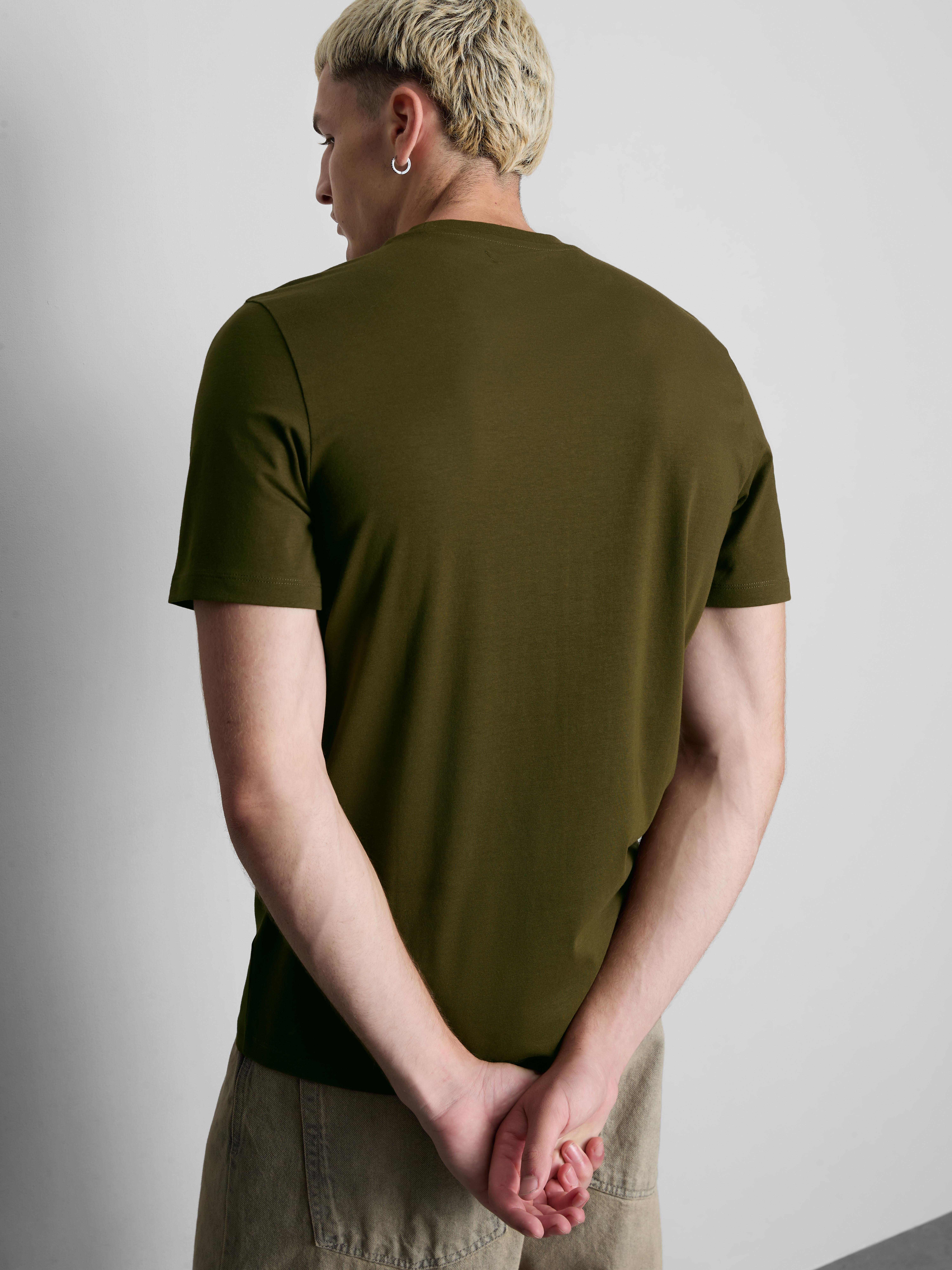 Slim-Fit LYCRA® T-Shirt - Olive