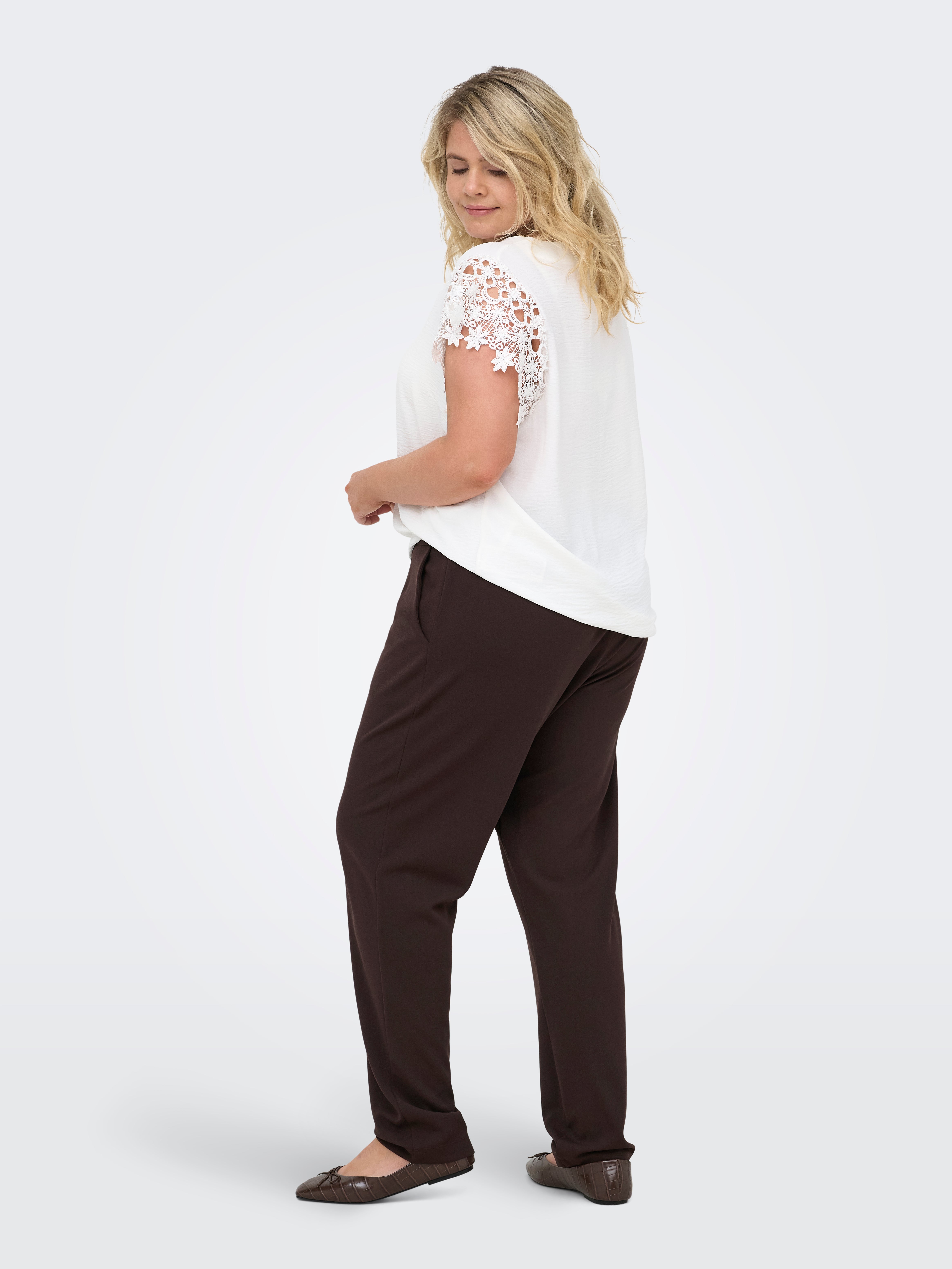 CARSTILLA cigarette pants Black Coffee