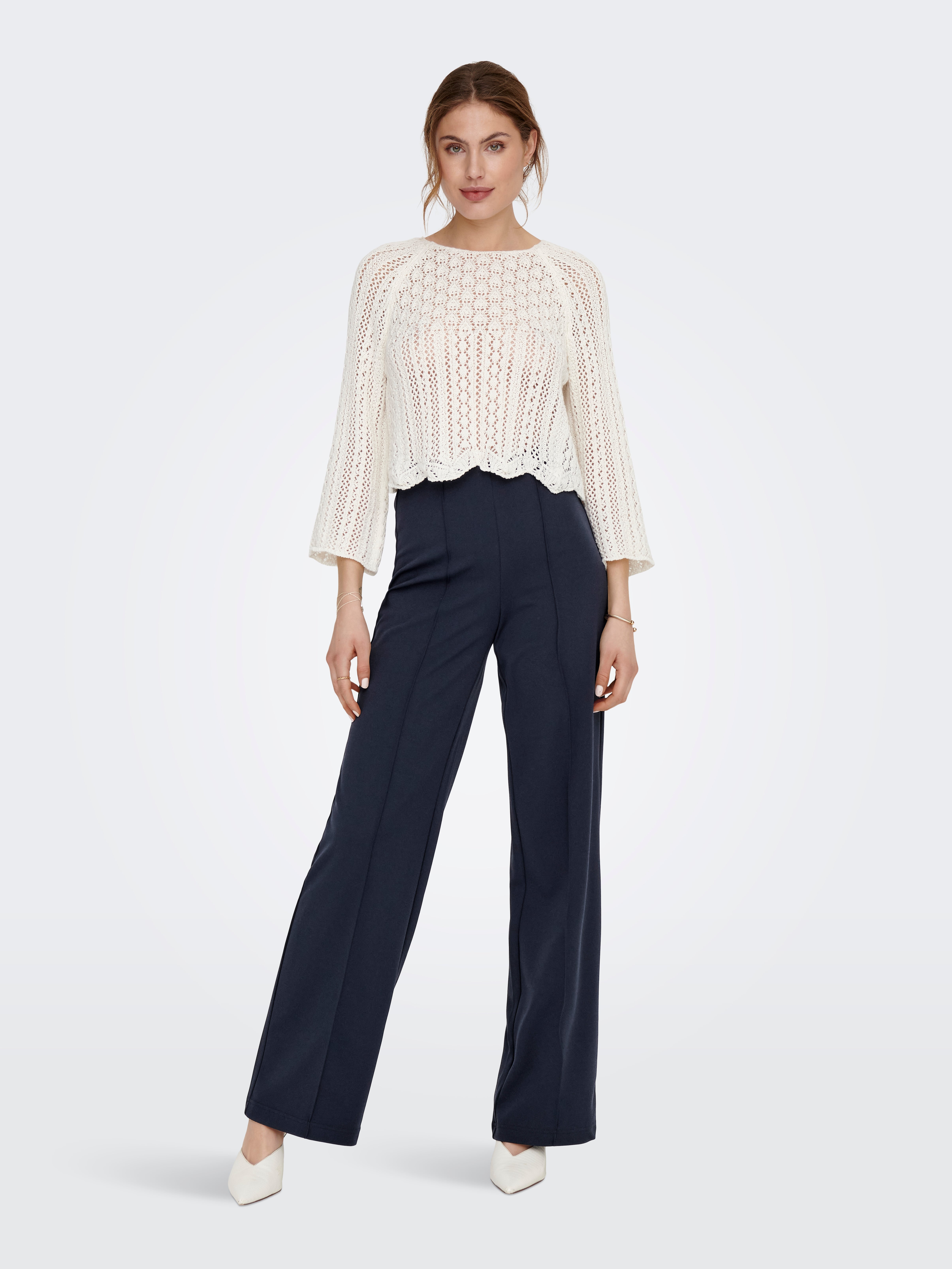 ONLNOLA Knitted pullover Cloud Dancer
