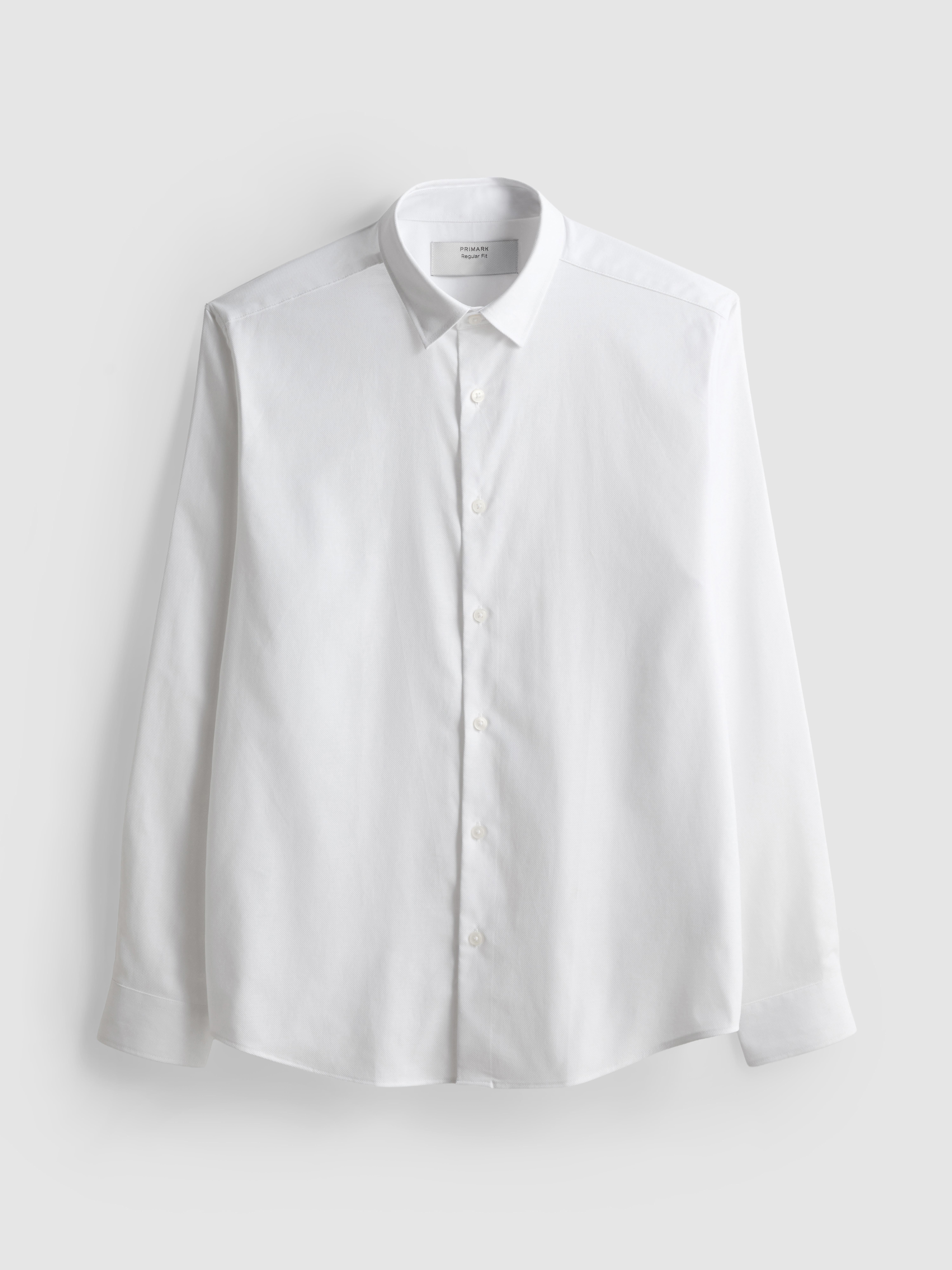 Textured Oxford Shirt - White
