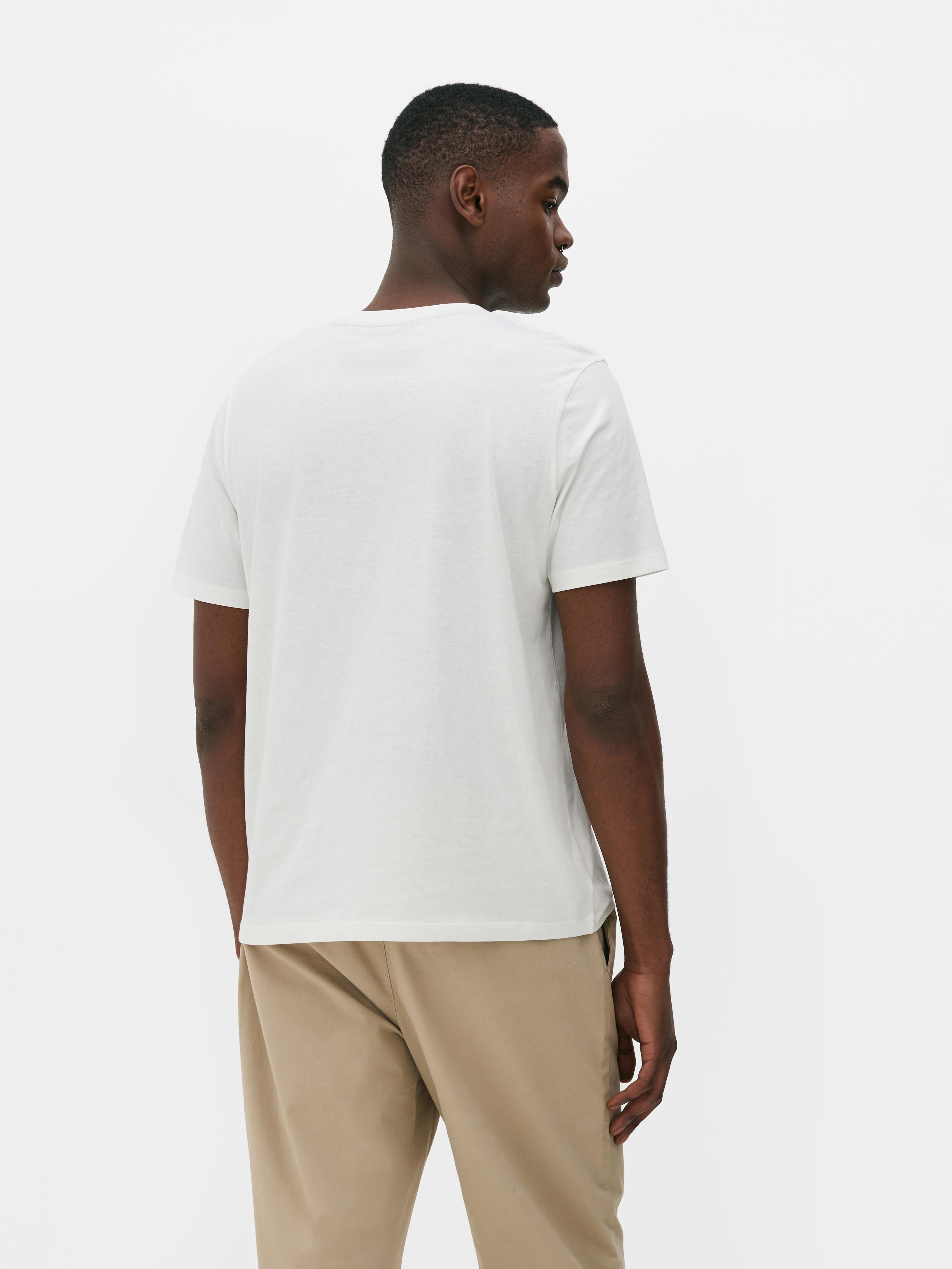 Boston Print T-Shirt - Ivory