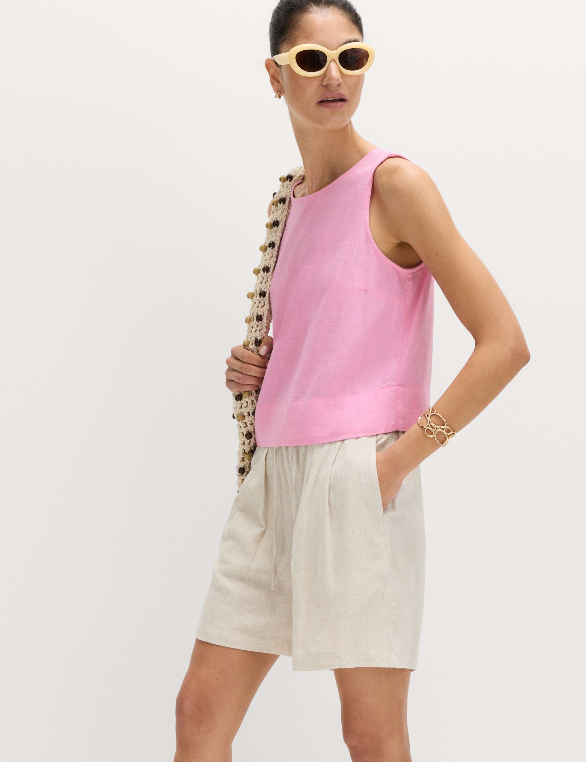 Vest with Linen