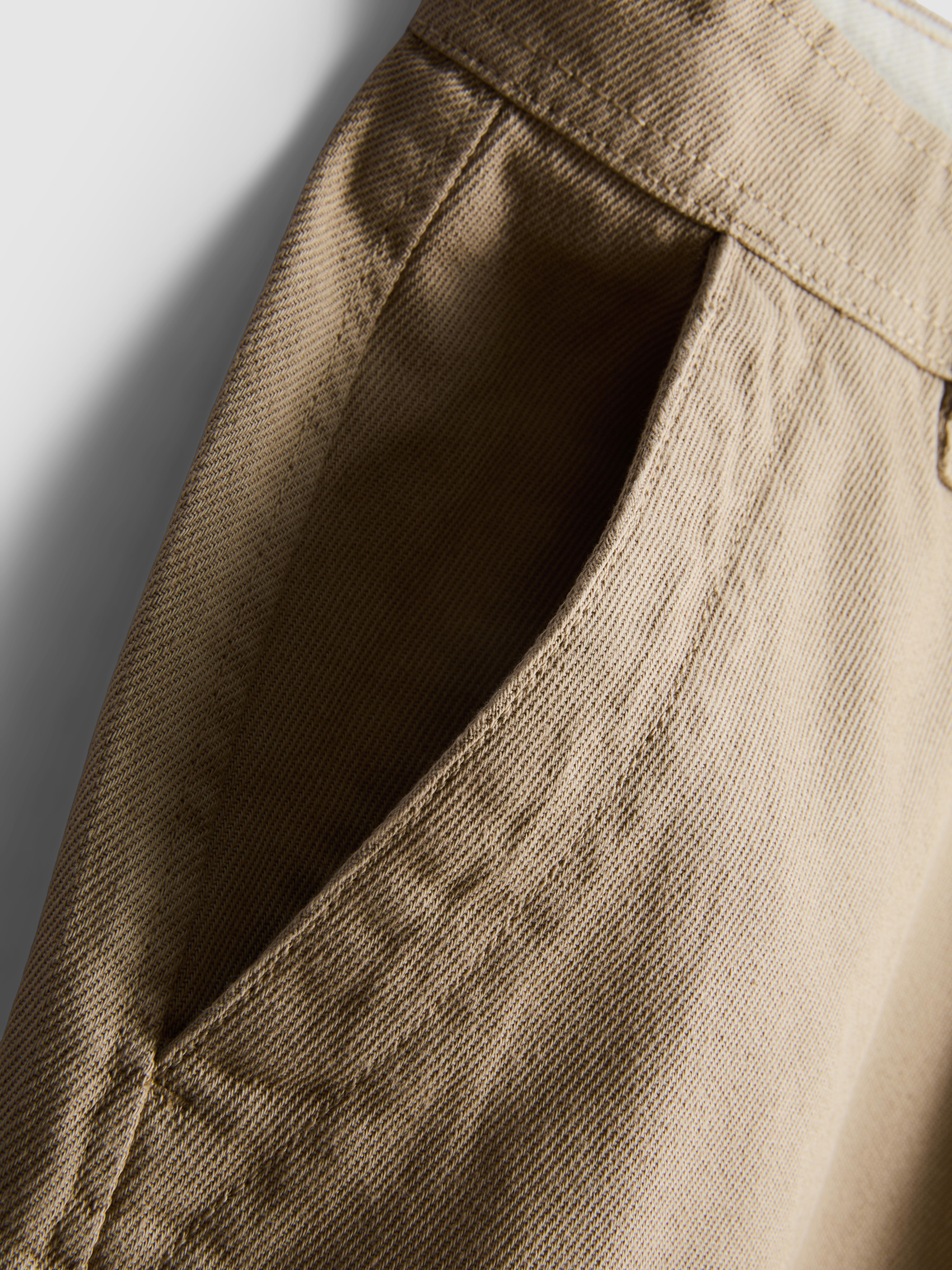 Mid-Rise Chino Pants - Stone
