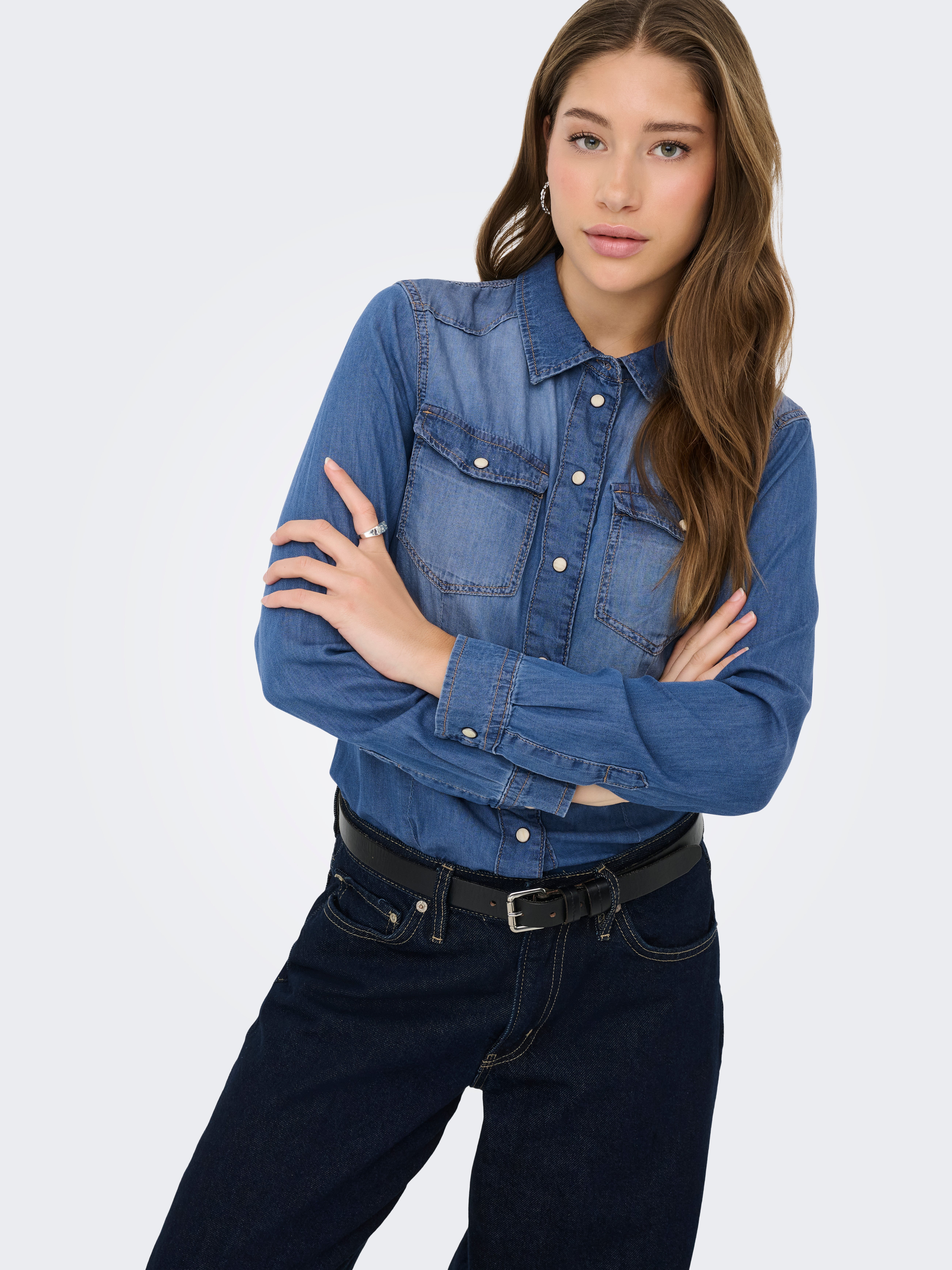 ONLALEXA Denim shirt Medium Blue Denim