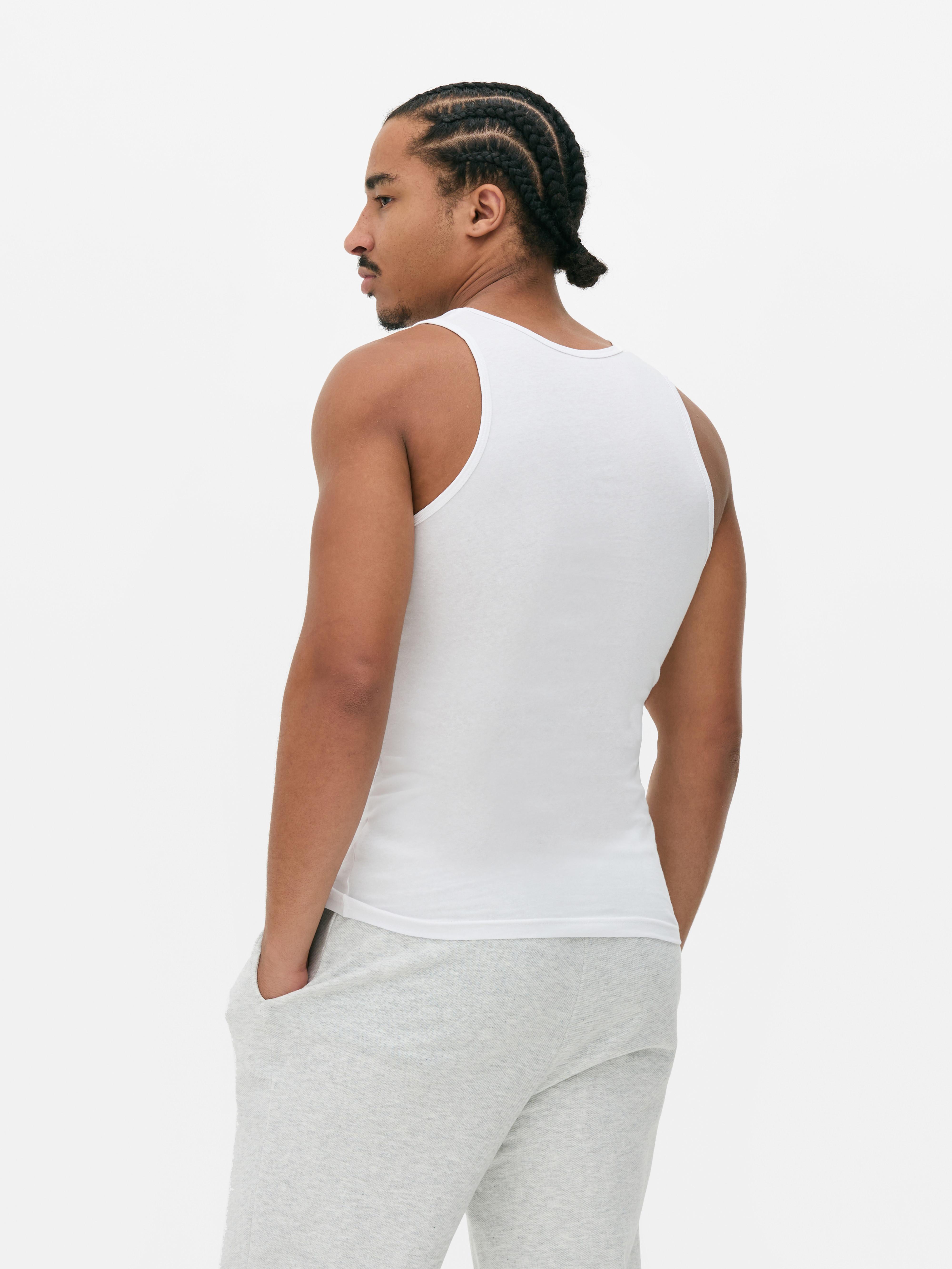 5-Pack Essential Tanks - White