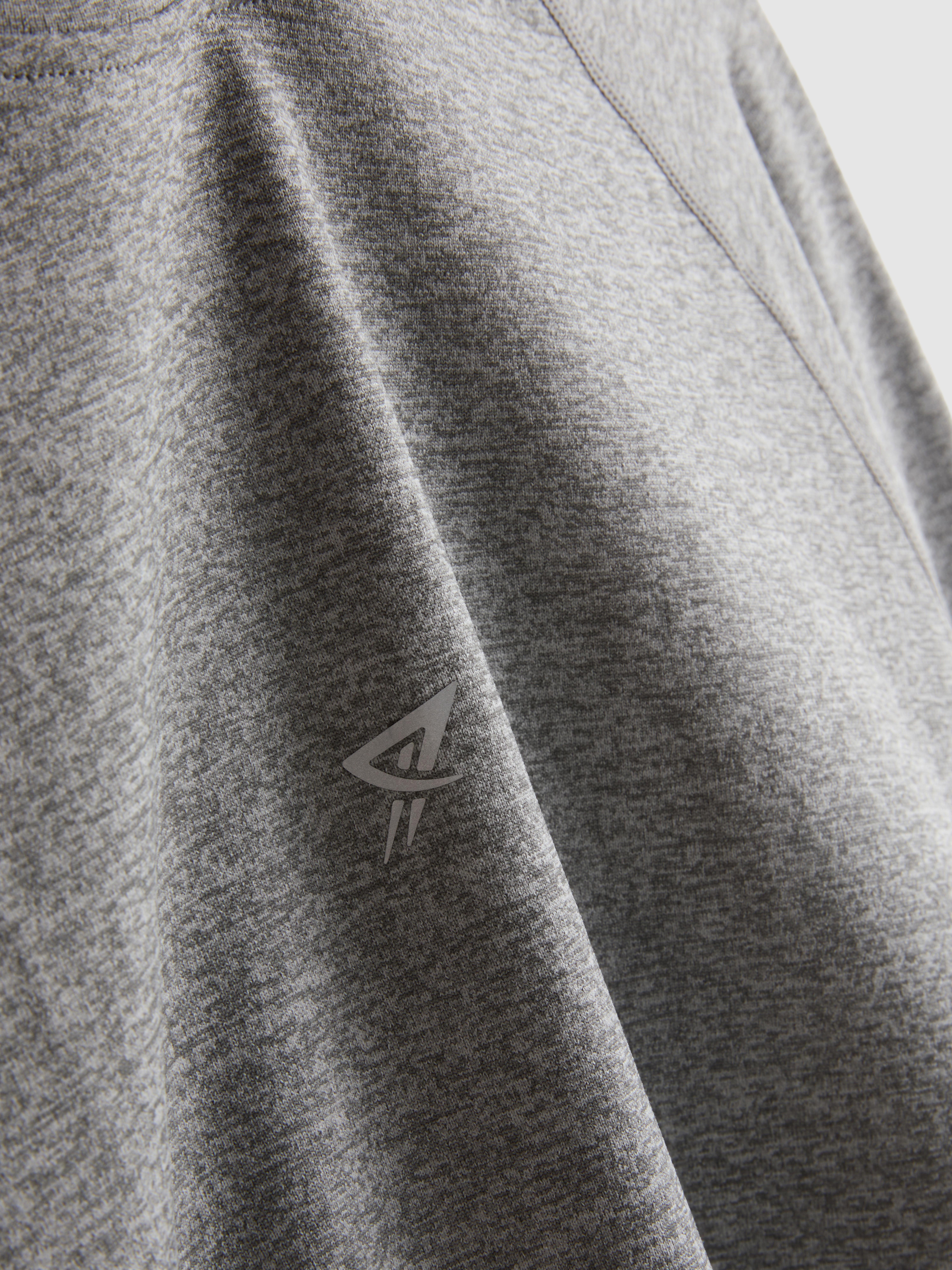 Active Seamless Long-Sleeve T-Shirt - Gray Heather