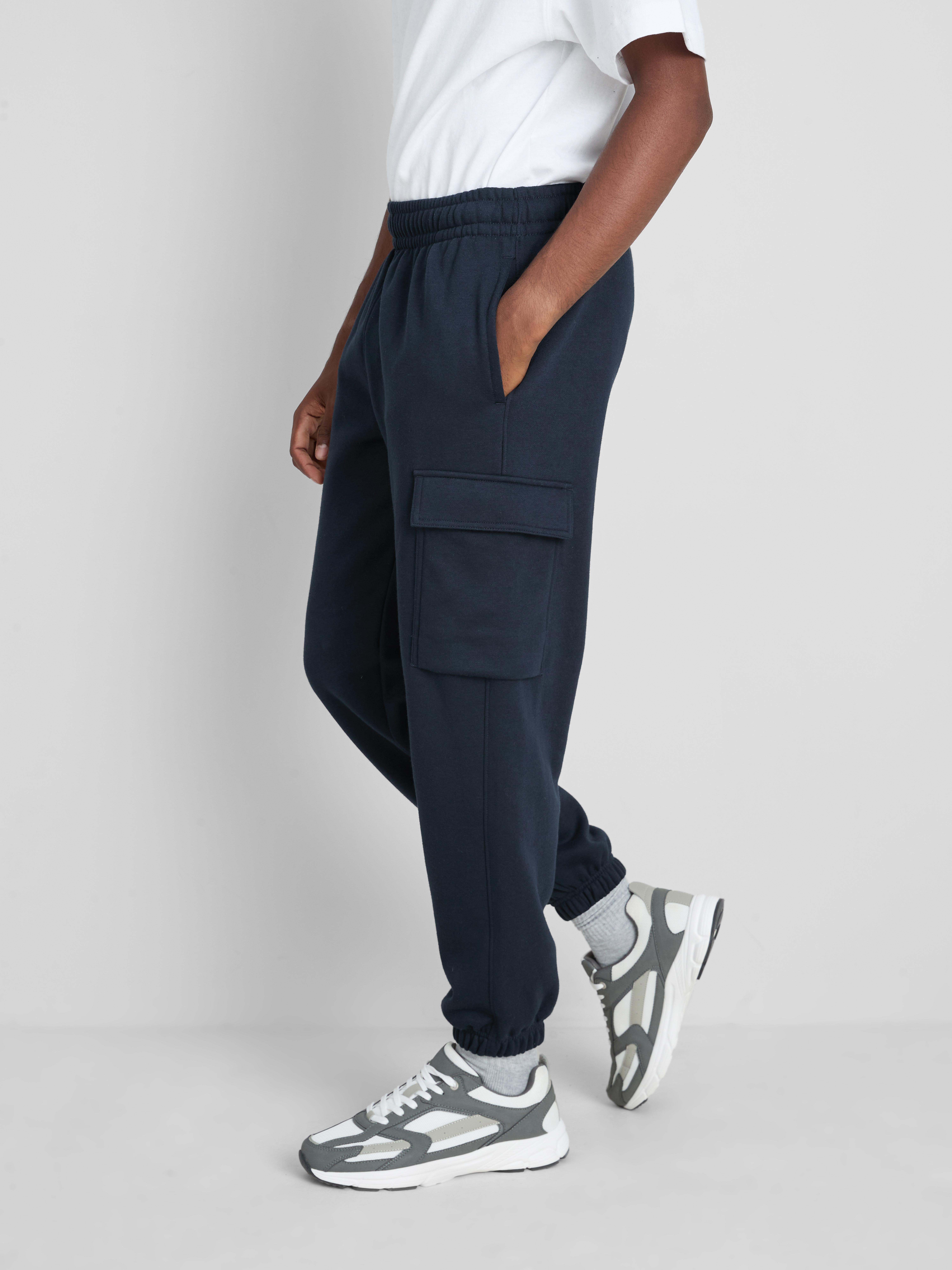 Essential Cargo Joggers - Navy