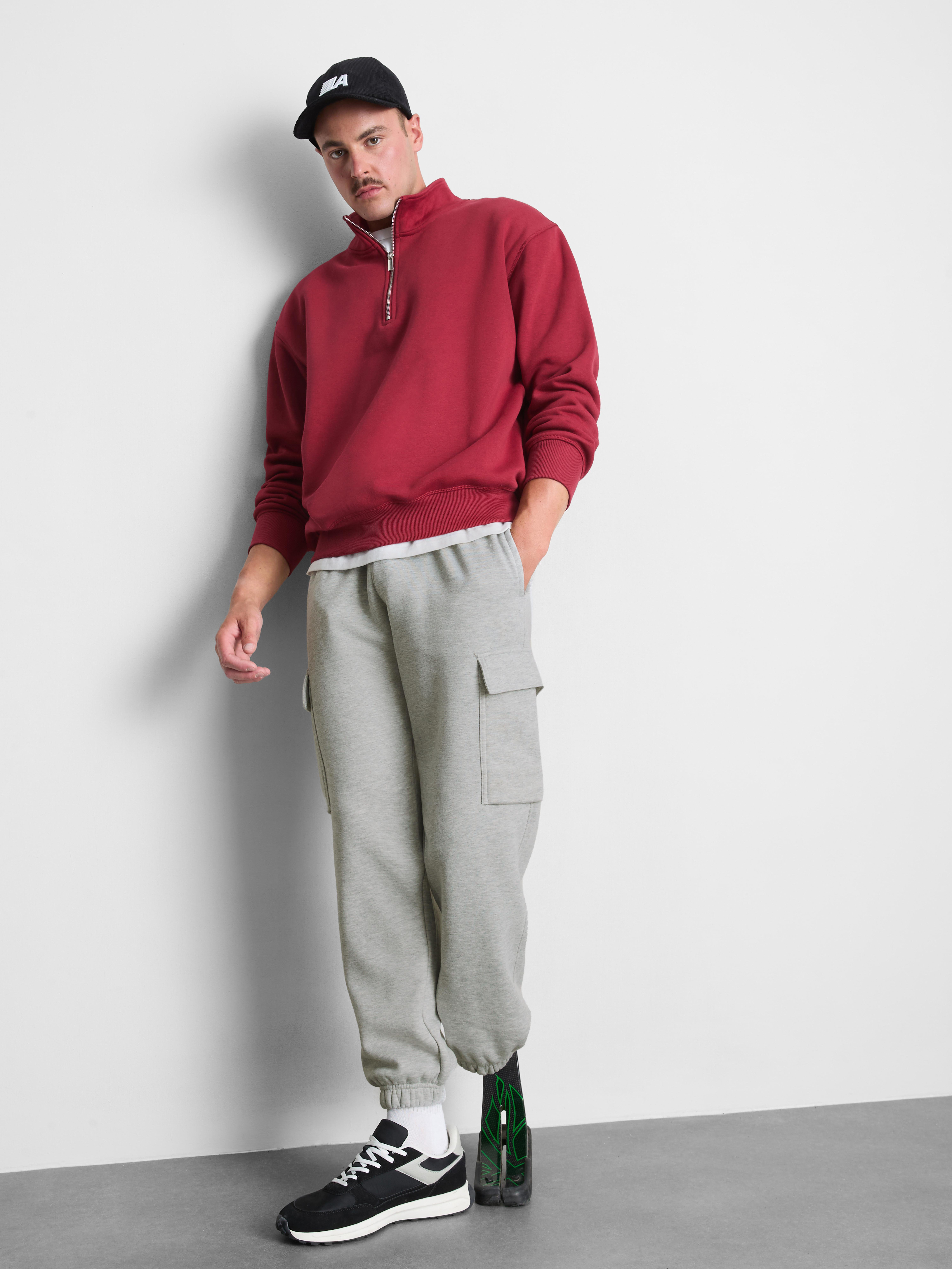 Essential Cargo Joggers - Gray