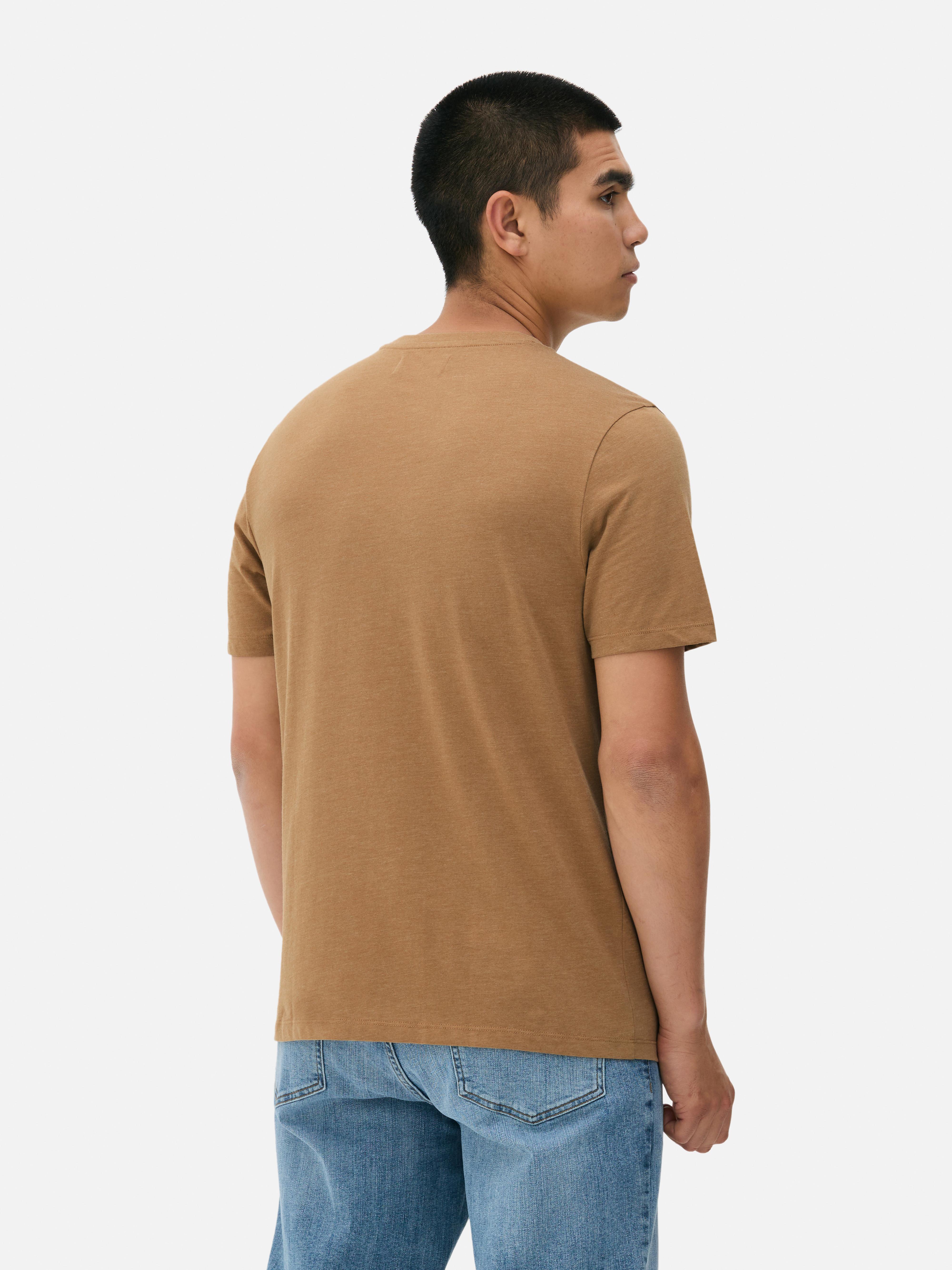 Short-Sleeve Photo T-Shirt - Mustard