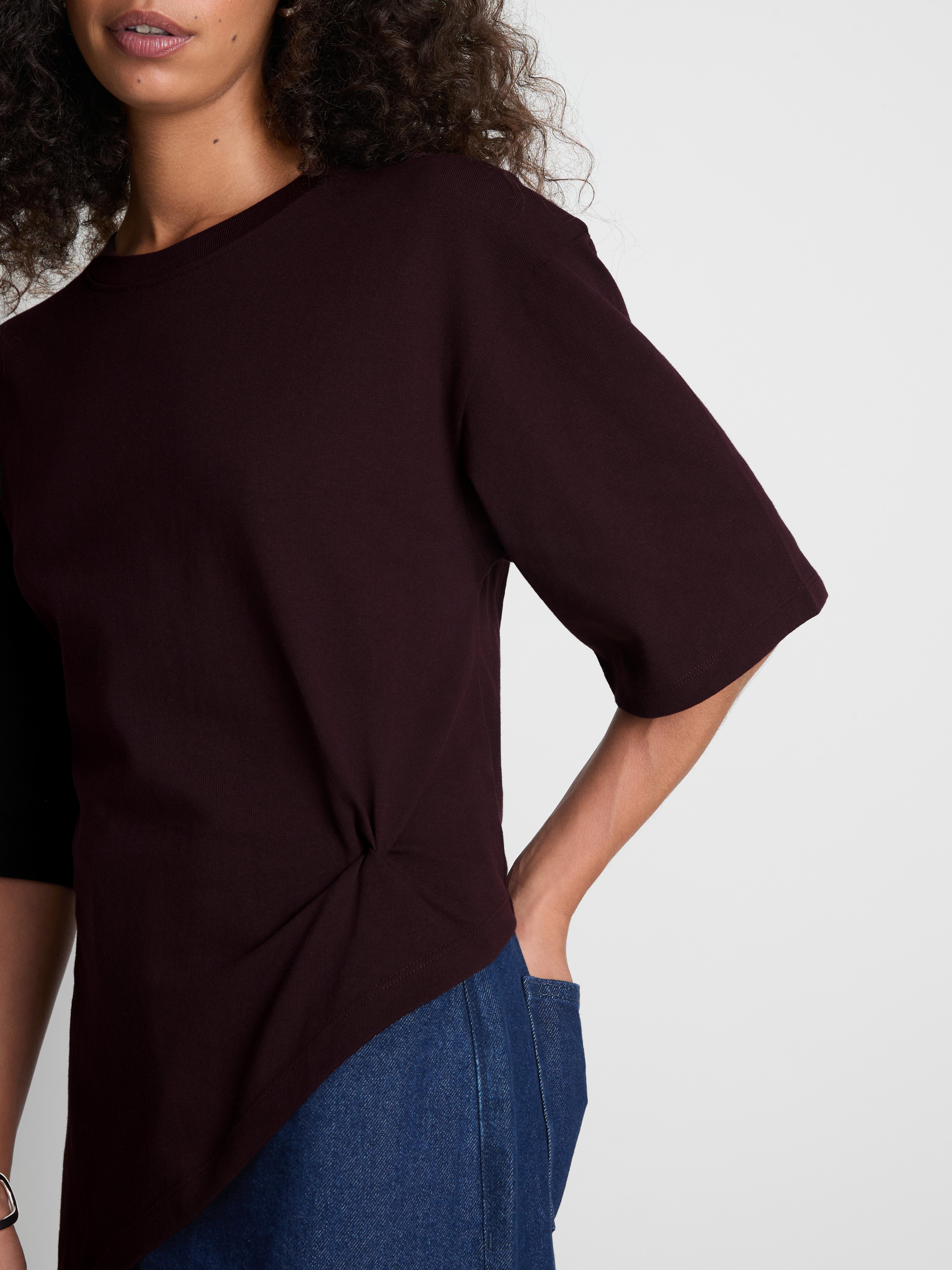 Paula Echevarría Asymmetric Knot Tee - Fig