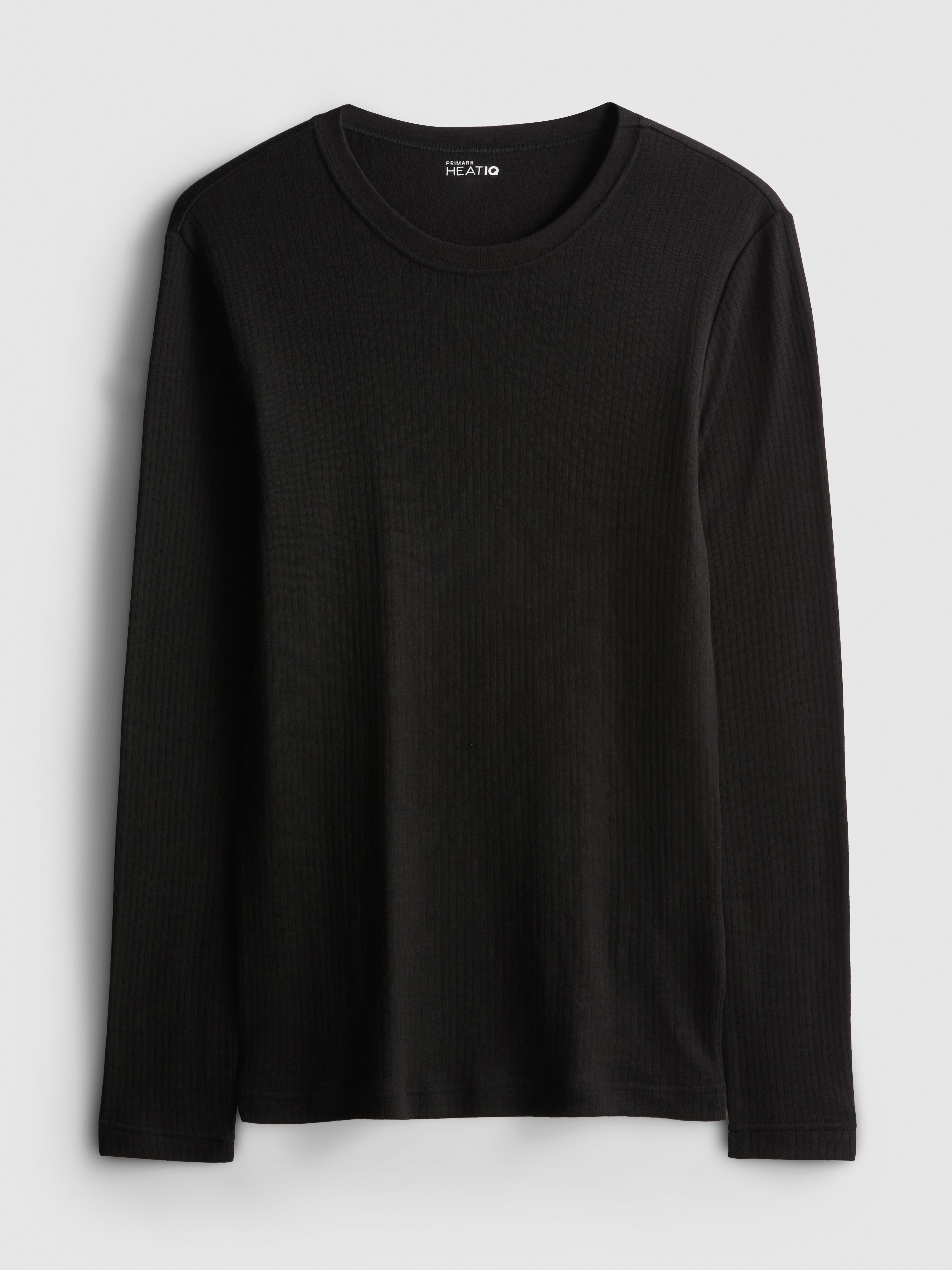 Heat IQ Warm Thermal Ribbed Top - Black