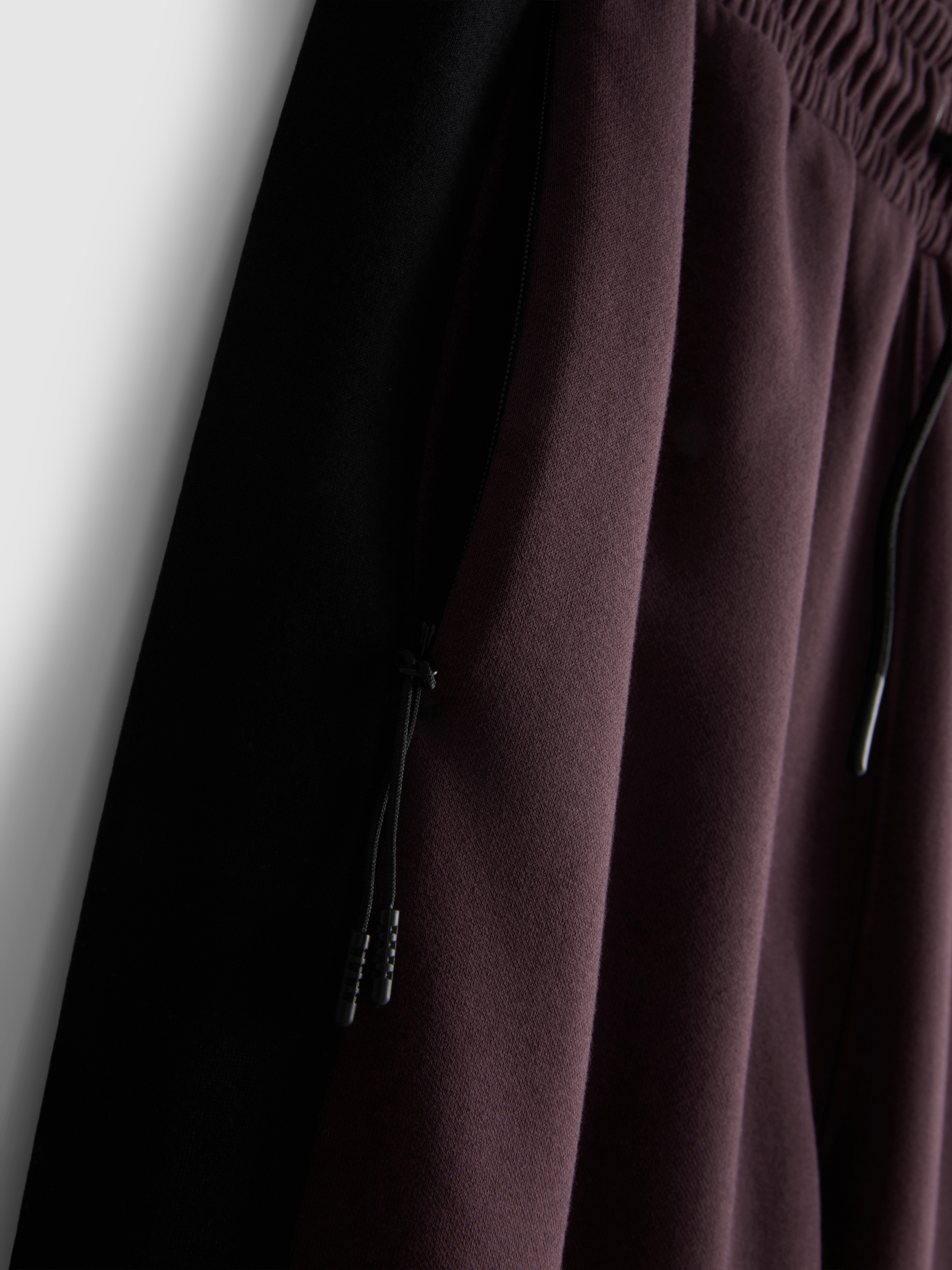 Side Panel Performance Joggers - Burgundy