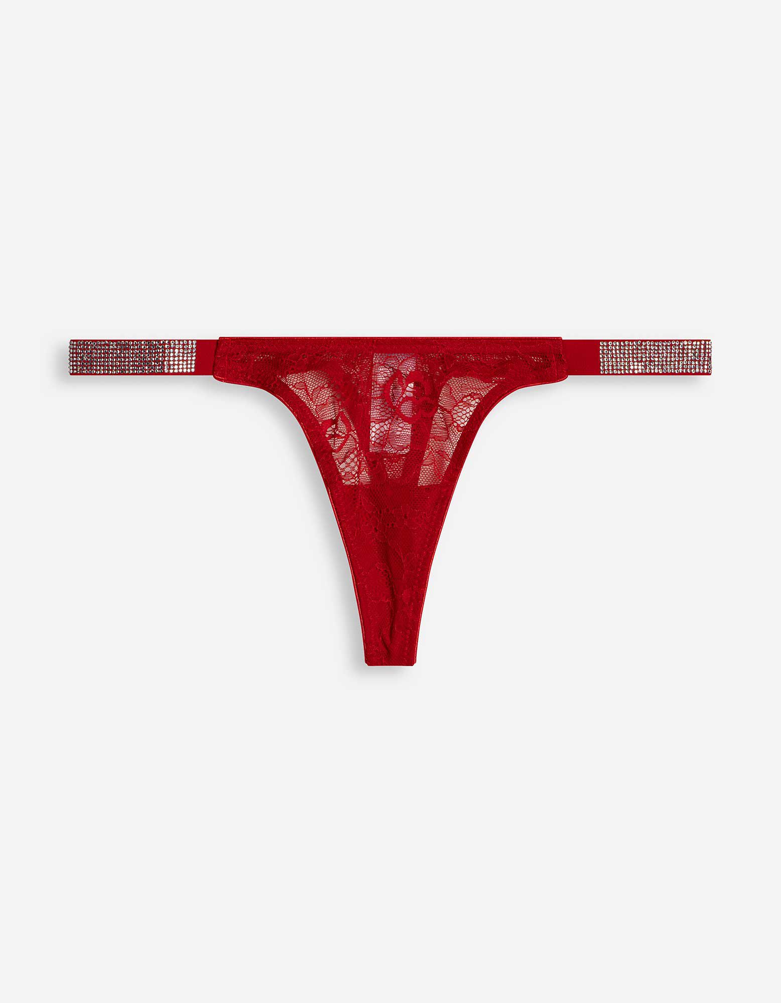 String - Siersteentjes - rood - rood