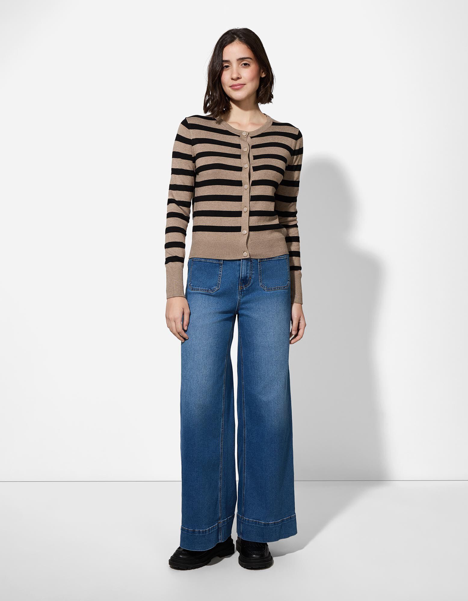 Jeans - Wide fit - blauw - blauw