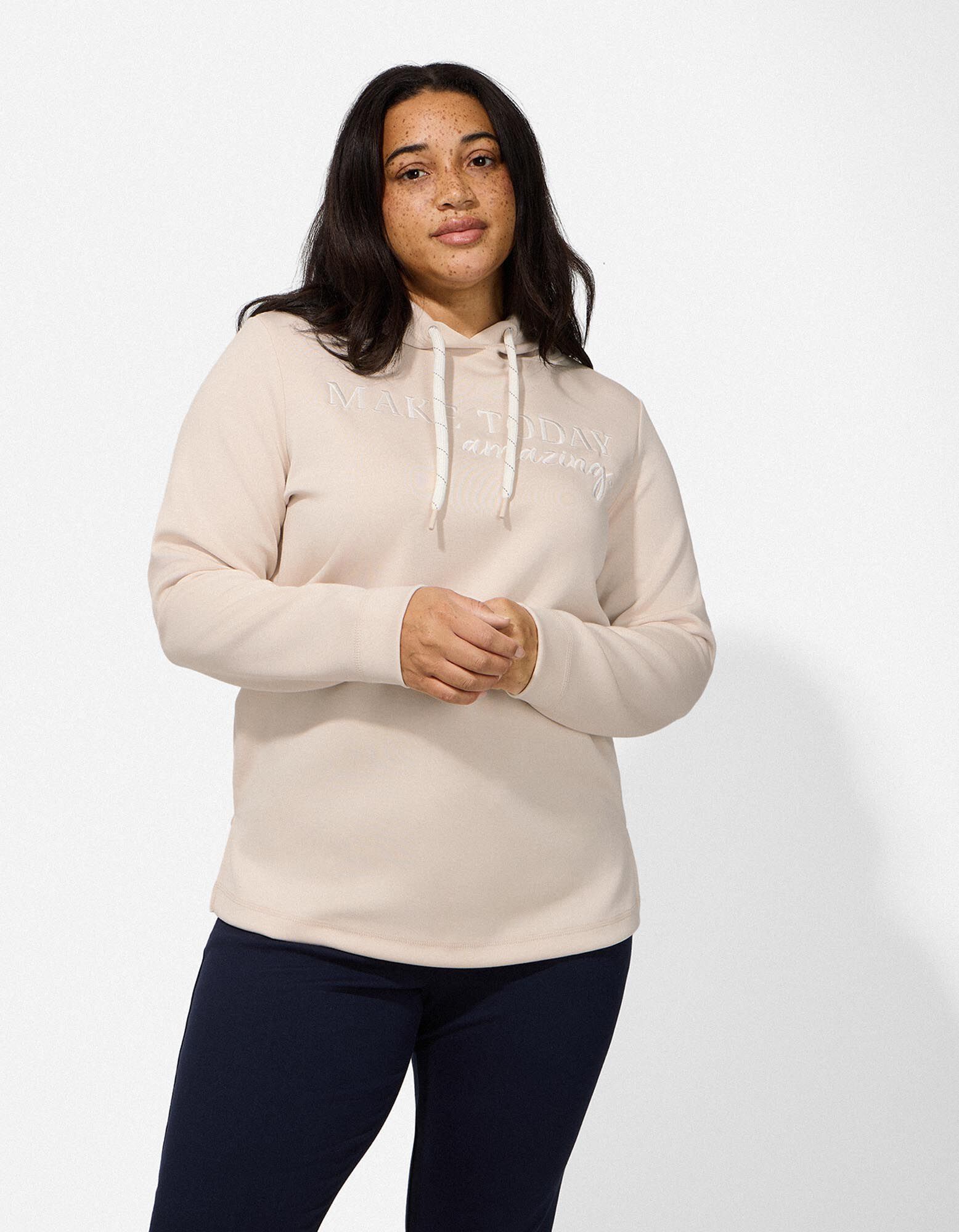 Longsleeve - Tekstprint - Beige - Beige
