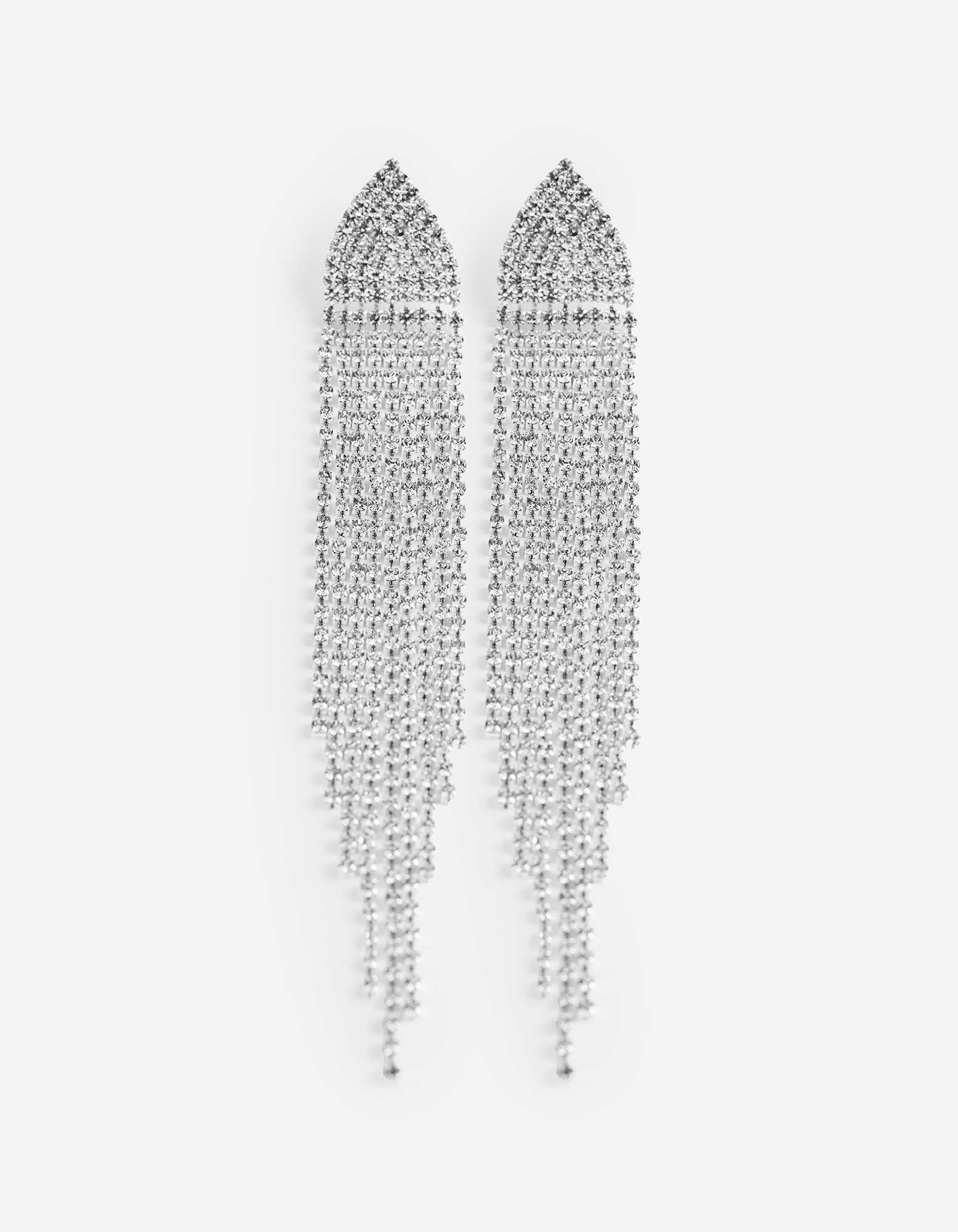 Oorbellen - Siersteentjes - Zilver - Zilver