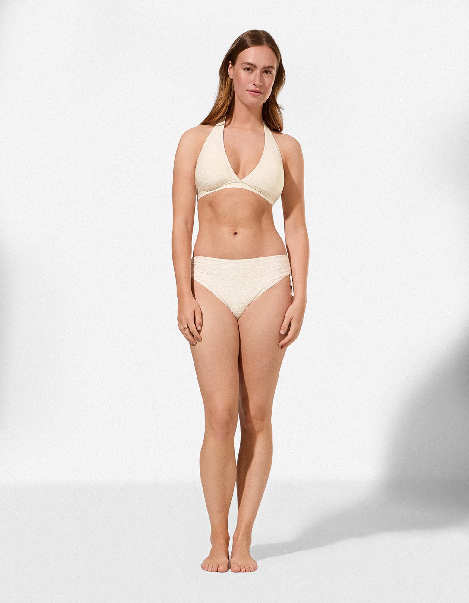 Zwembroek - Gestructureerd materiaal - Beige - Beige