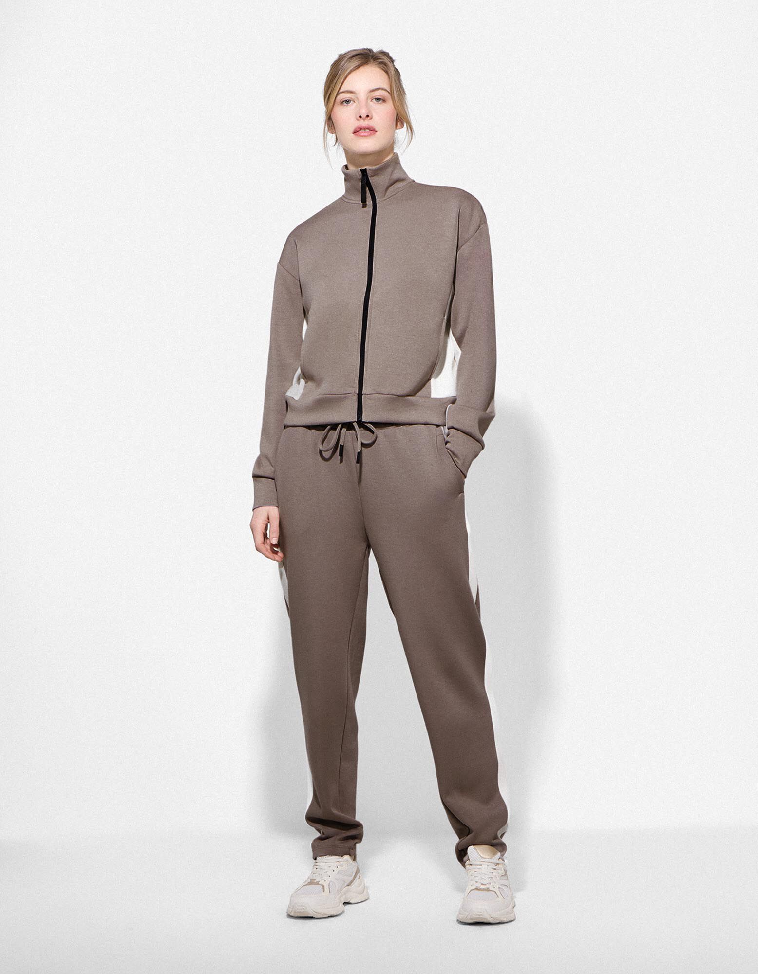 Jogger pants - Duiken - Taupe - Taupe