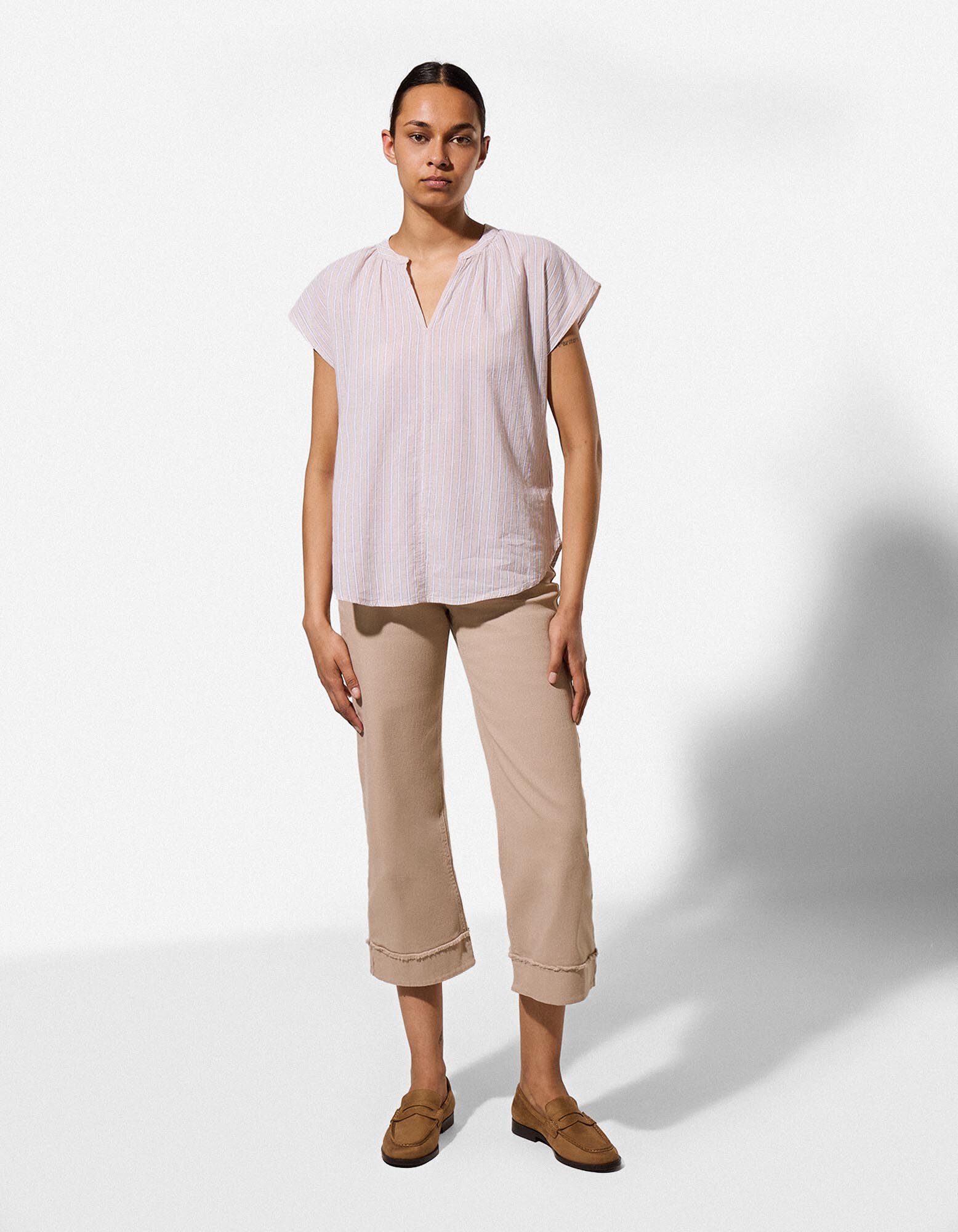 Culotte - Hoge taille - Beige - Beige