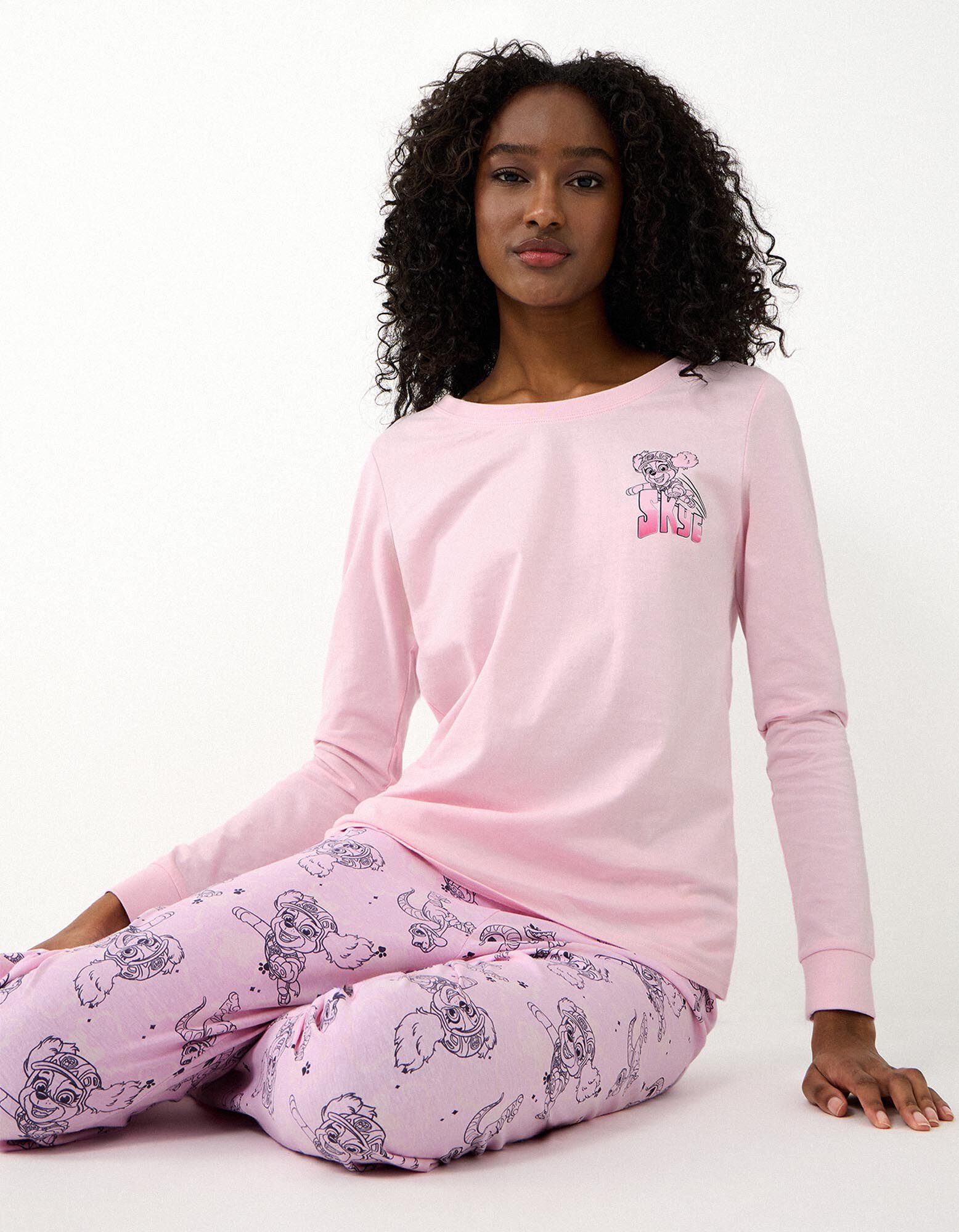 Pyjama set van shirt en broek - Paw Patrol - Lichtroze - Lichtroze