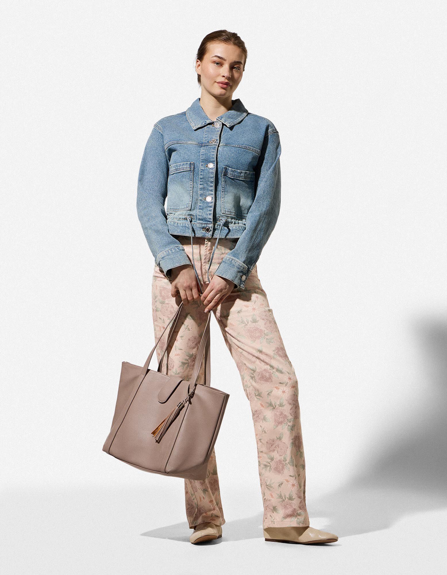 Broek - Twill - Lichtroze - Lichtroze