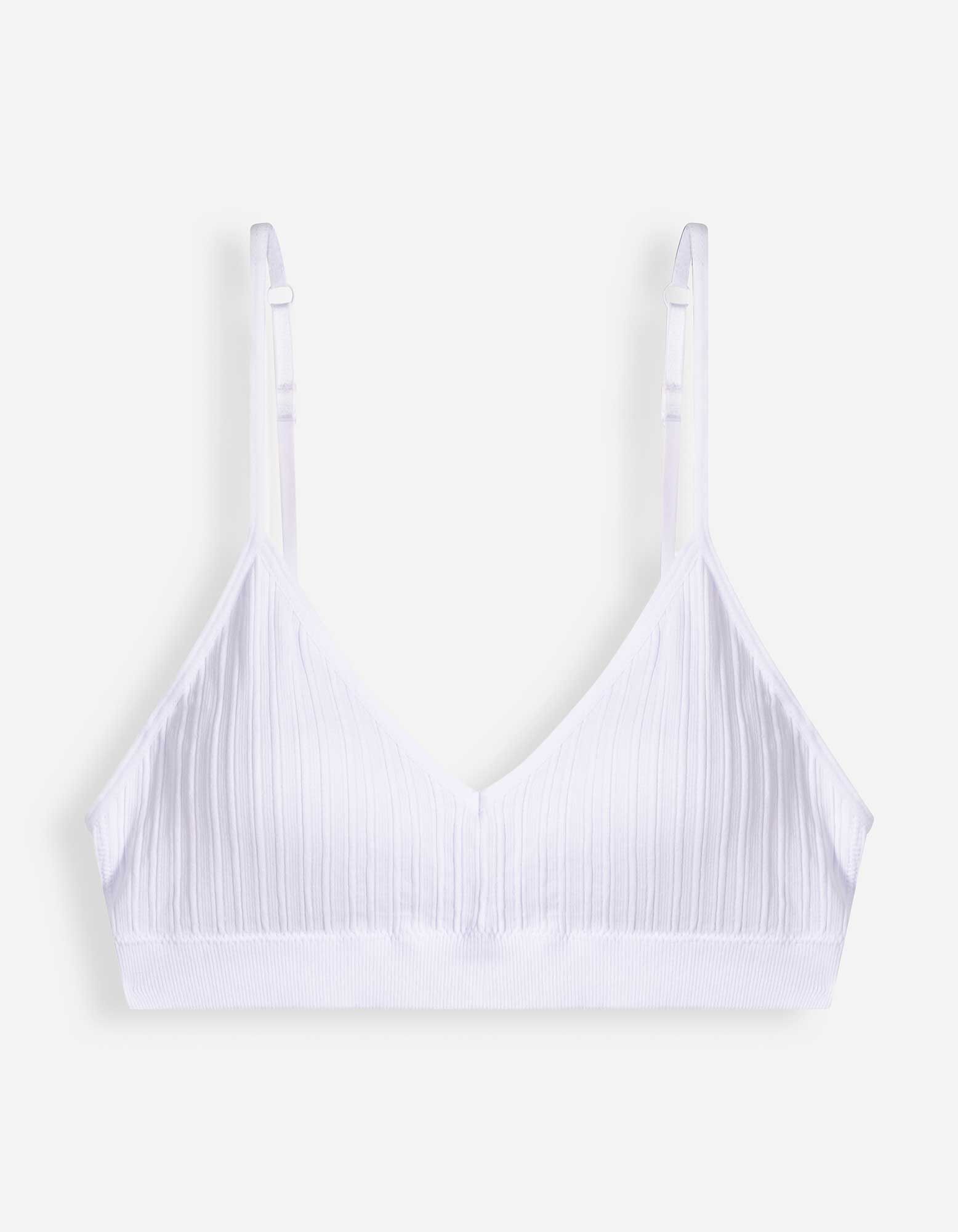 Bustier - grotendeels naadloos - wit - wit