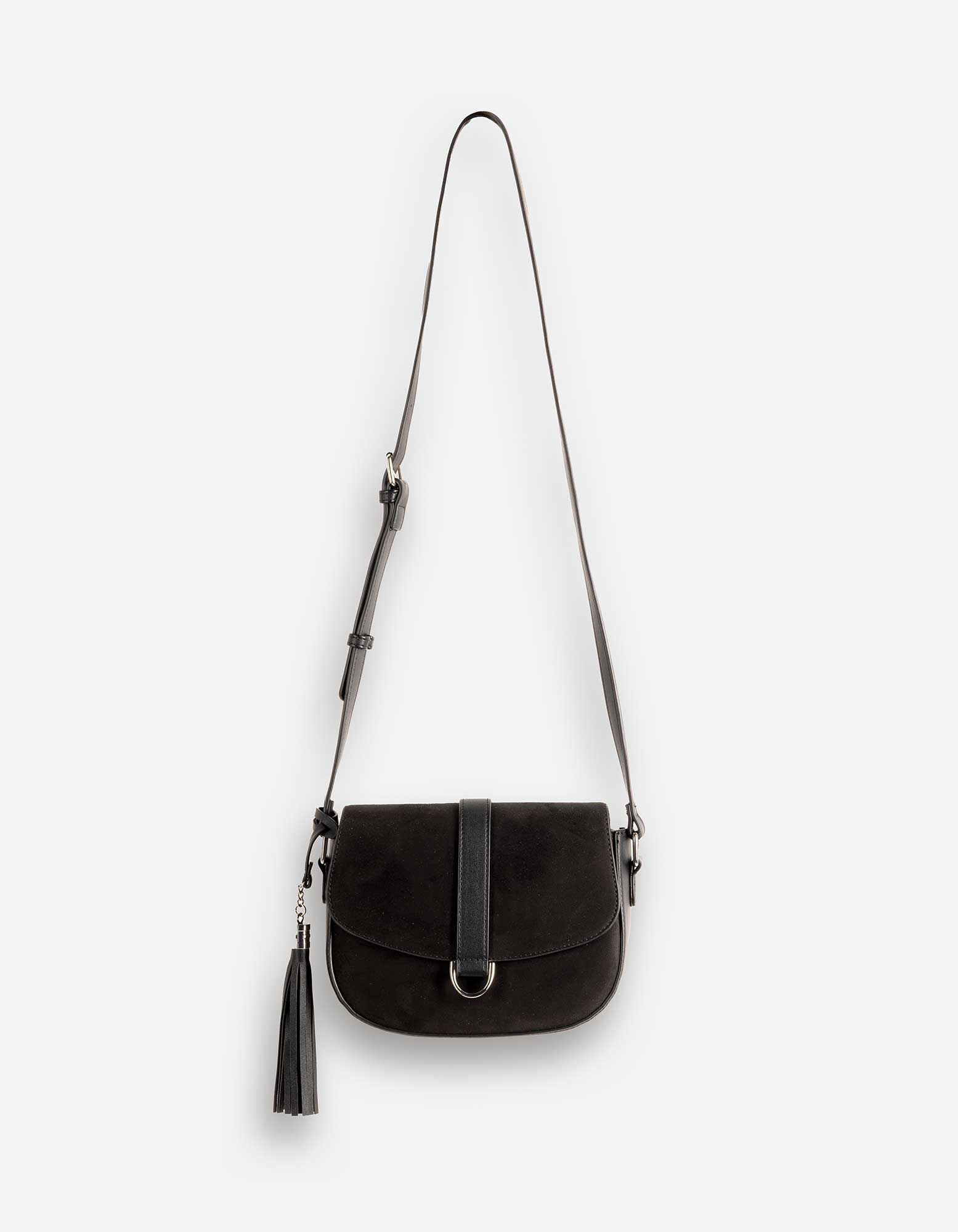 Tas - Imitatie suède - Zwart - Zwart