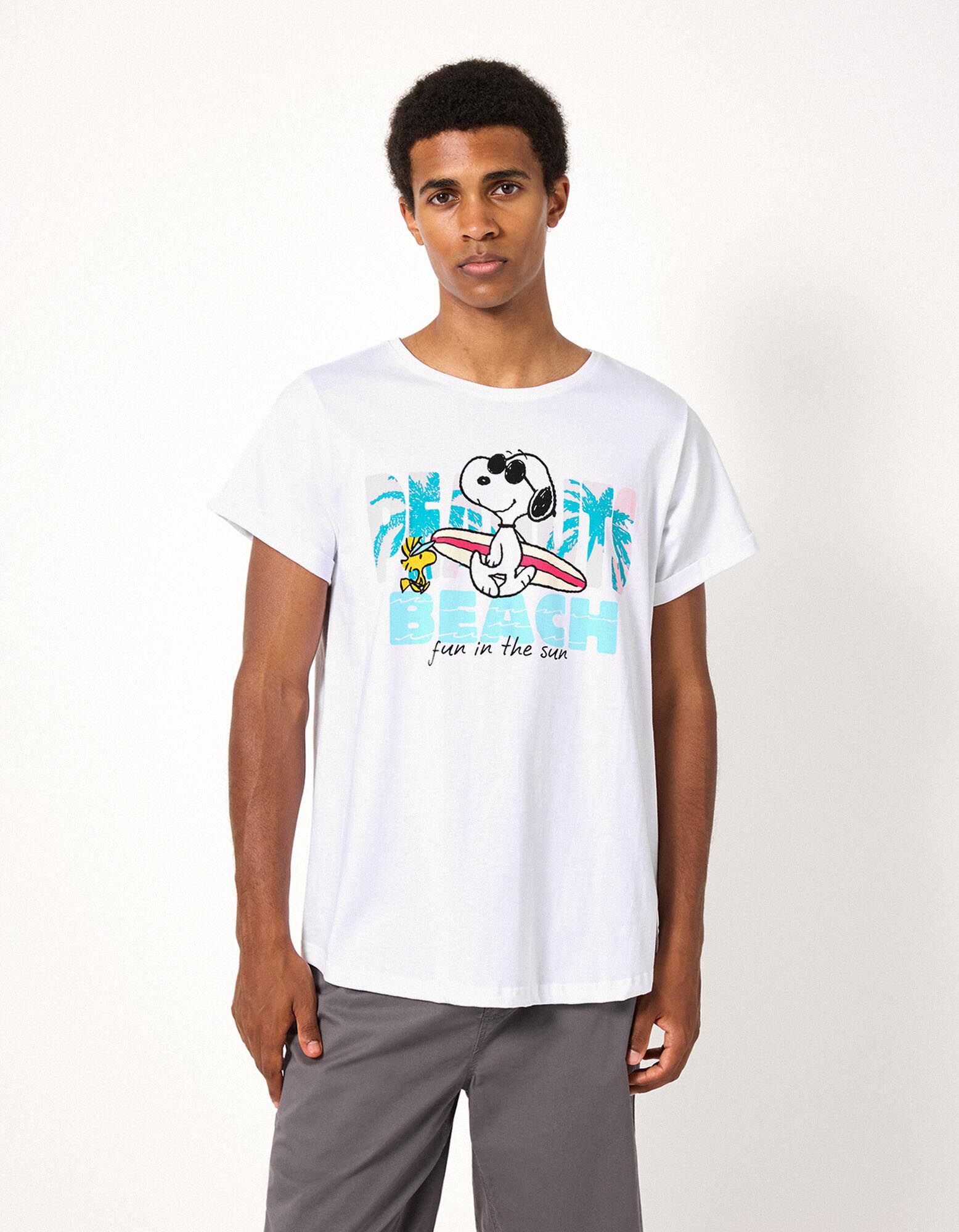 T-shirt - Snoopy - wit - wit