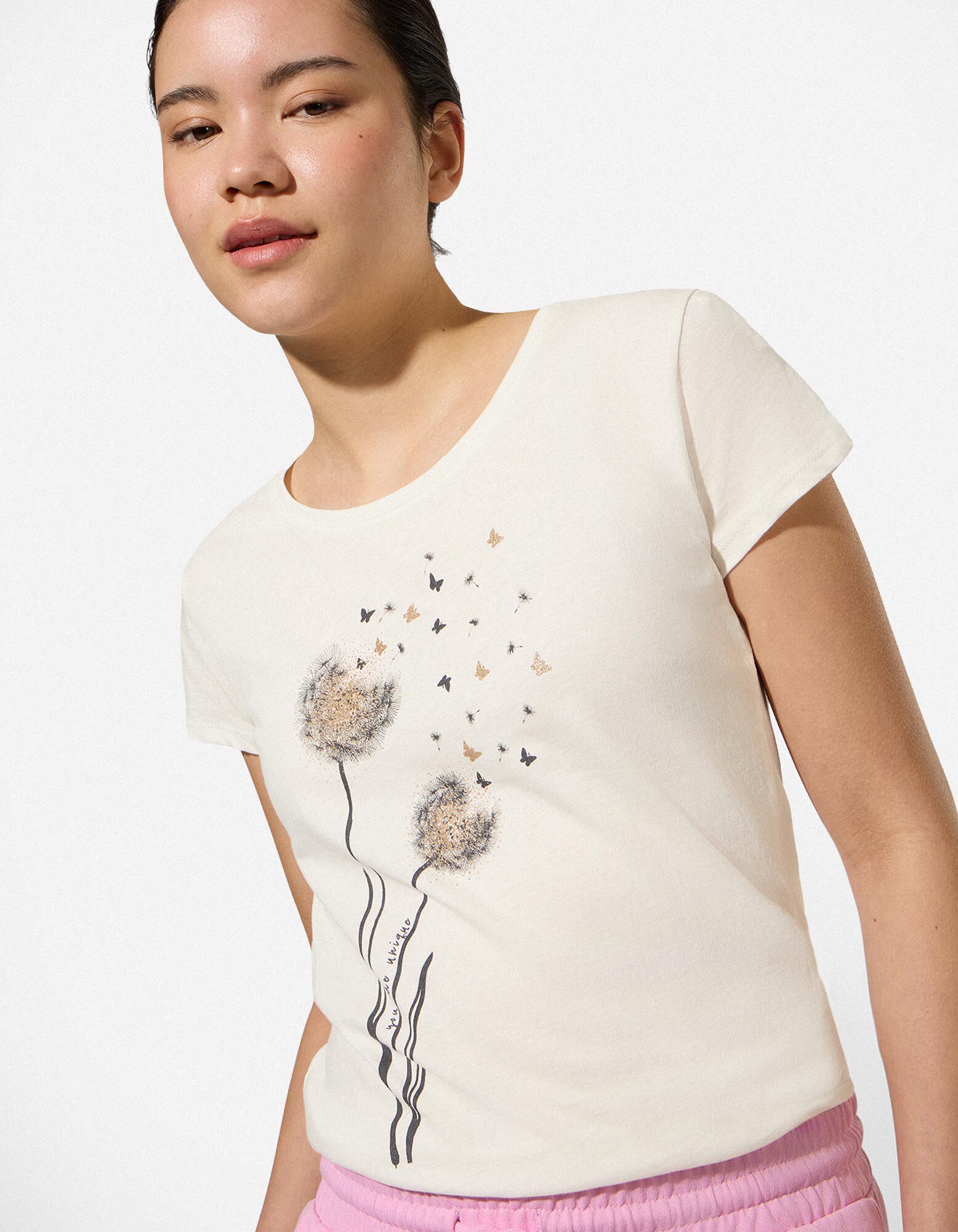 T-shirt - Glitterprint - Off-White - Off-White