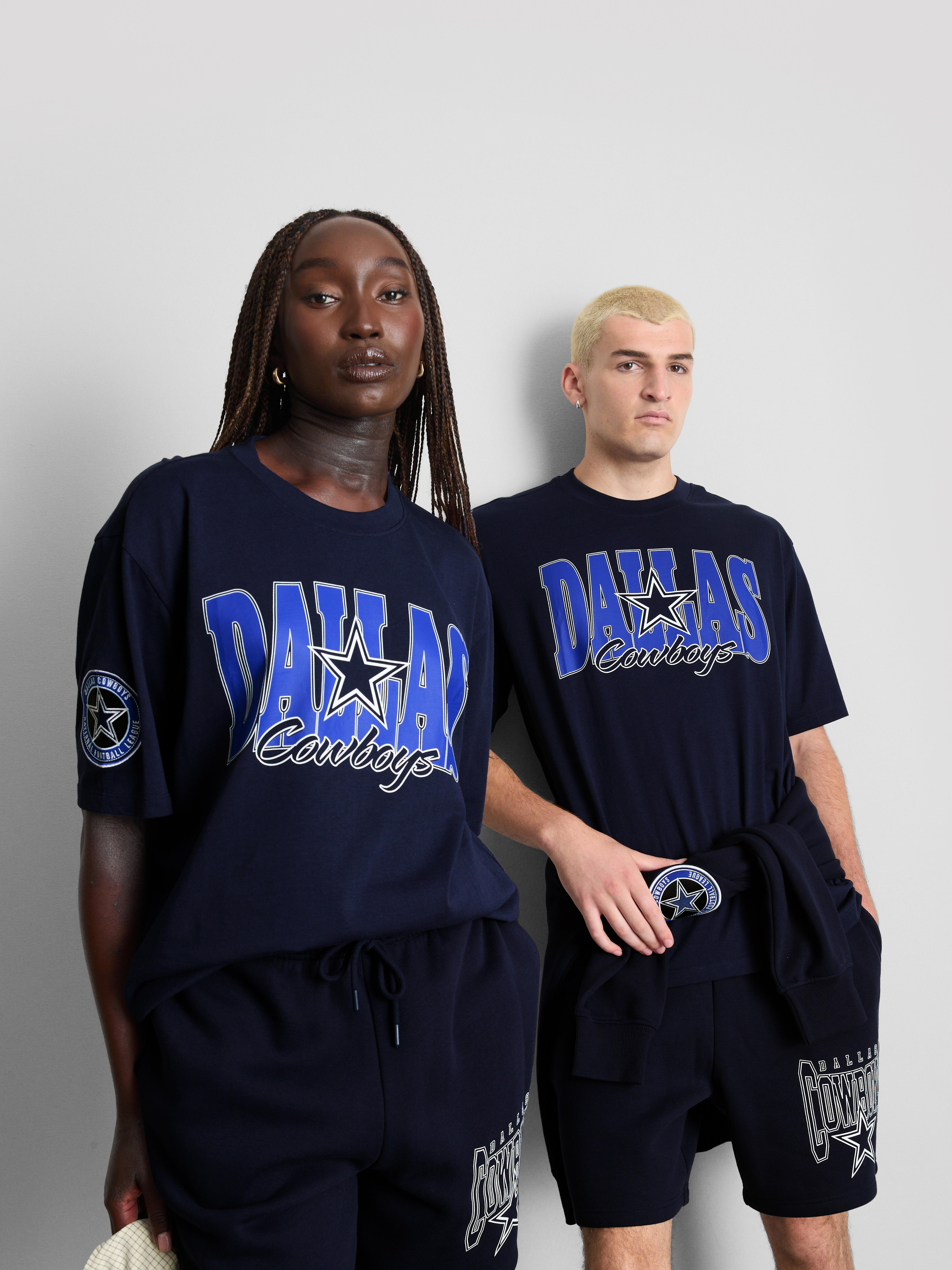 NFL Dallas Cowboys Pure Cotton Graphic T-Shirt - Navy
