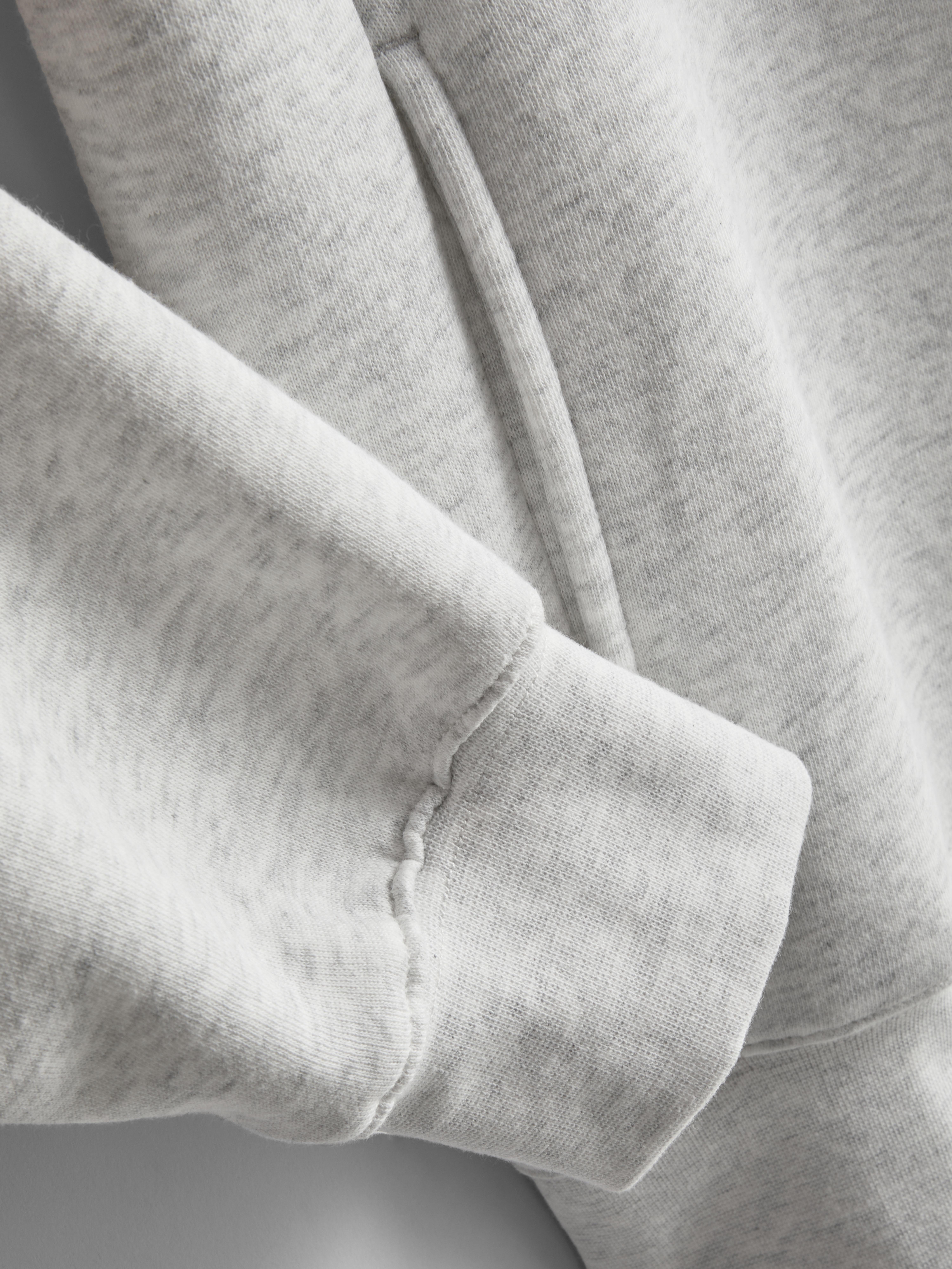 Zip Hoodie - Gray Heather