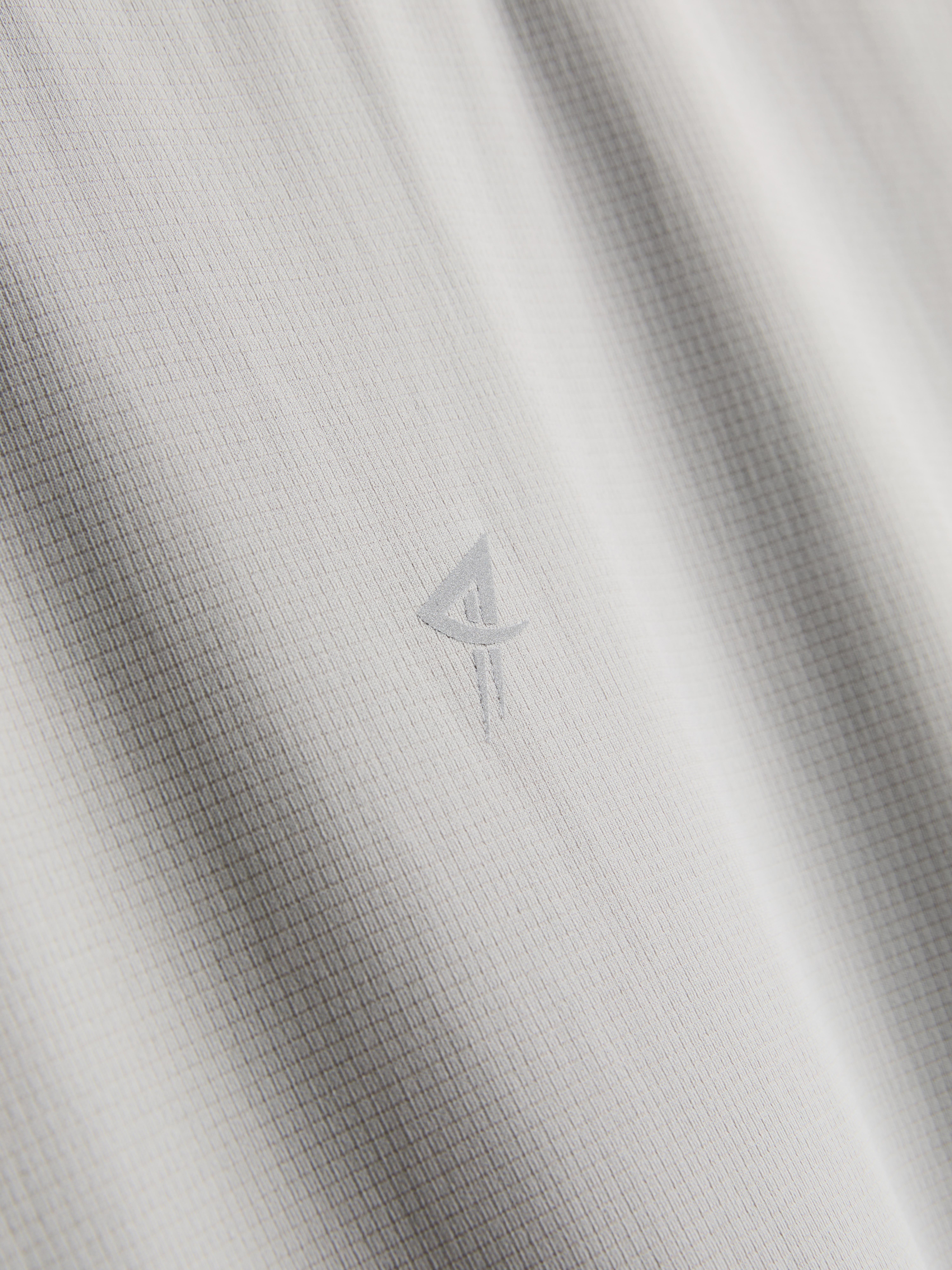 Panelled Gym T-Shirt - Light Gray