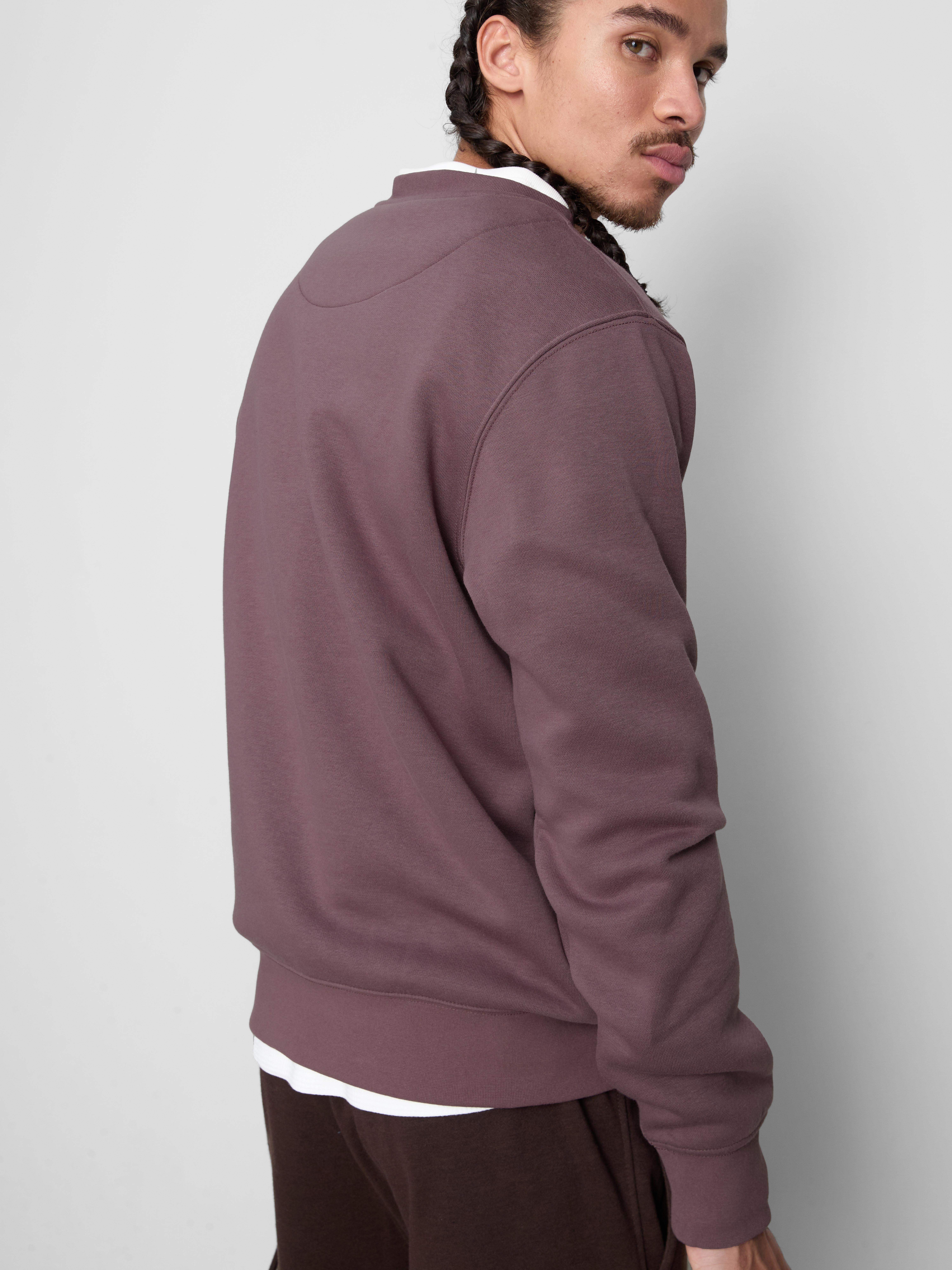 Regular Fit Sweatshirt - Plum