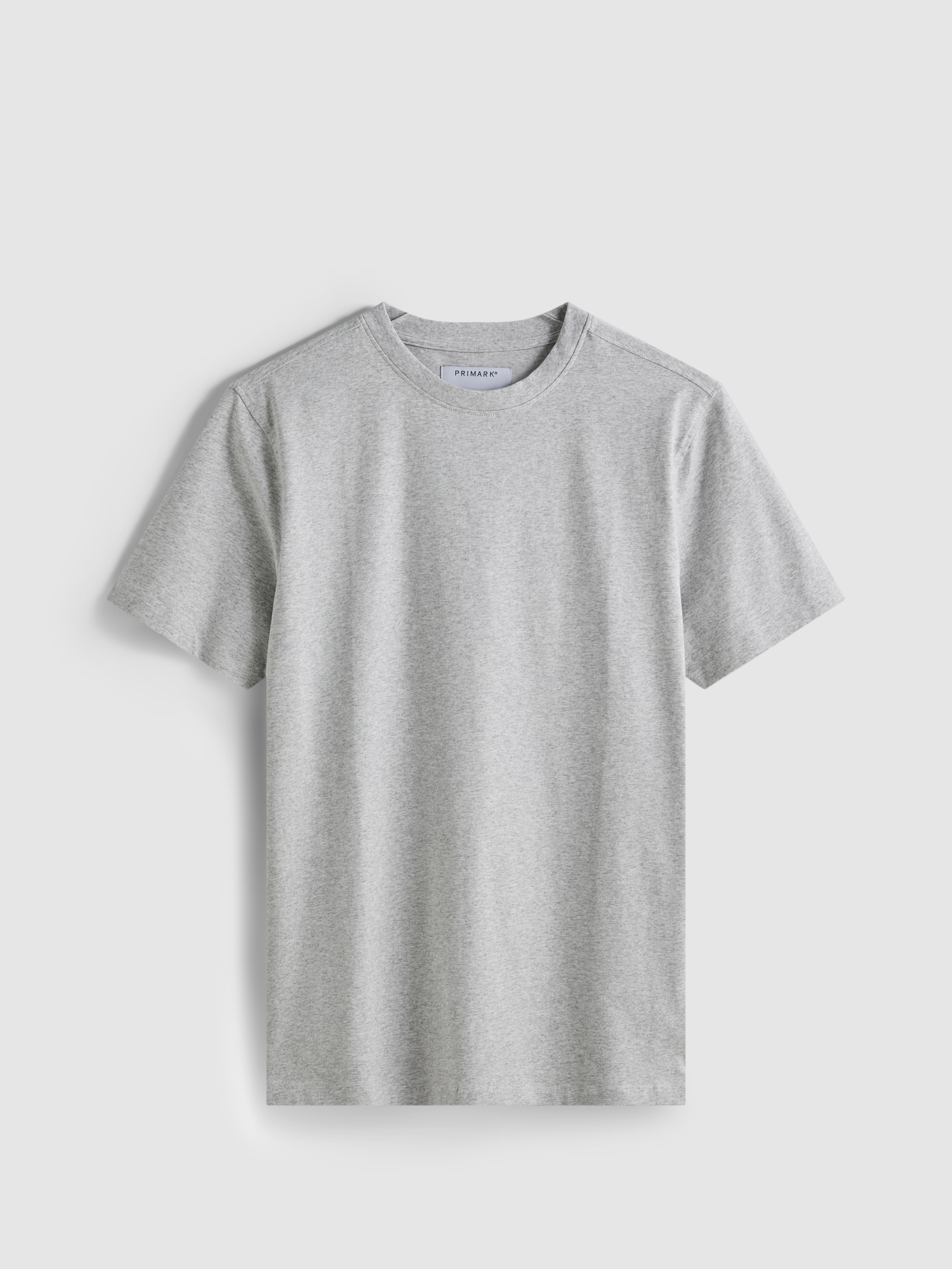 Slim-Fit Stretch T-Shirt - Light Gray