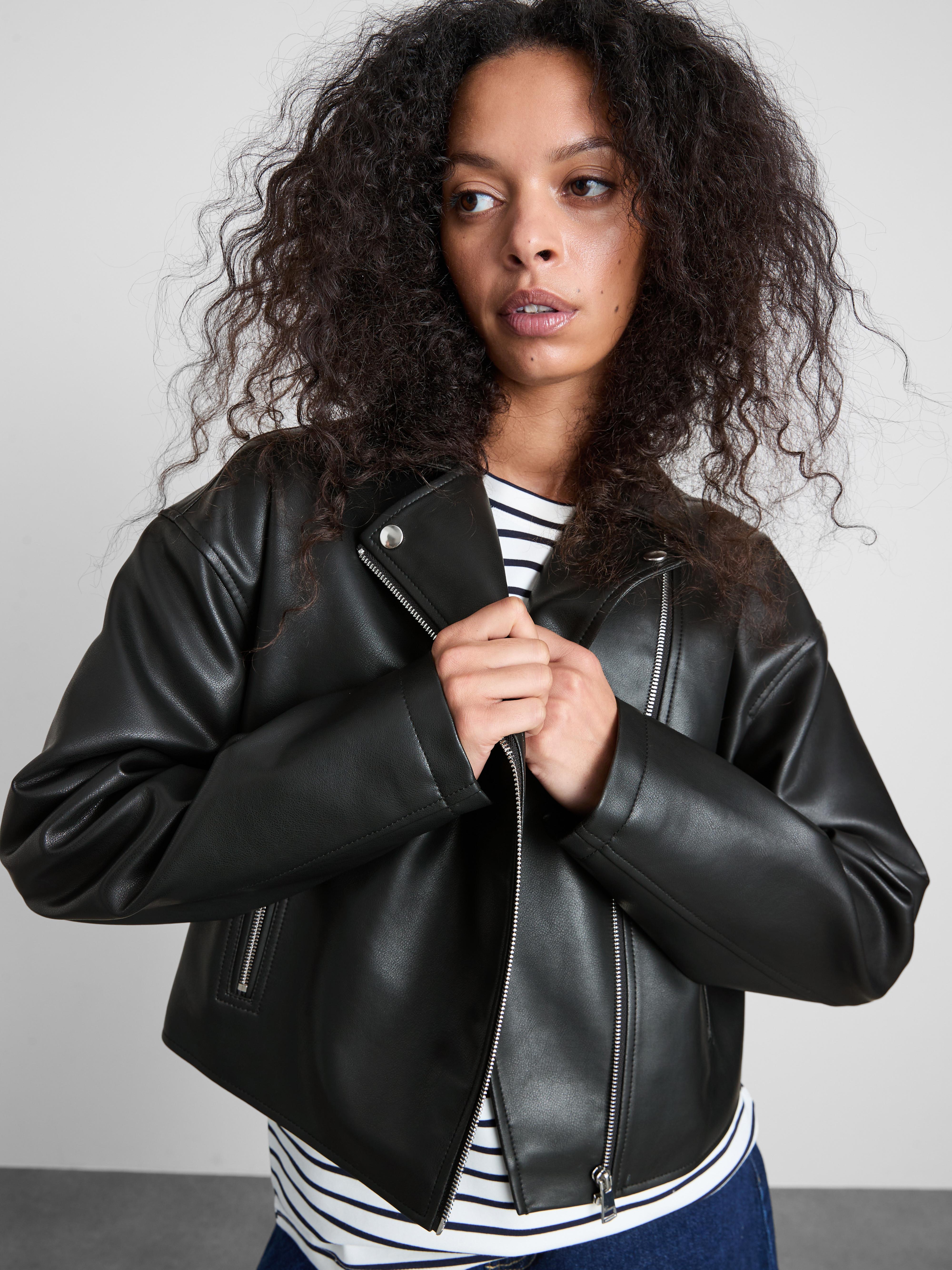Essential Biker Jacket - Black