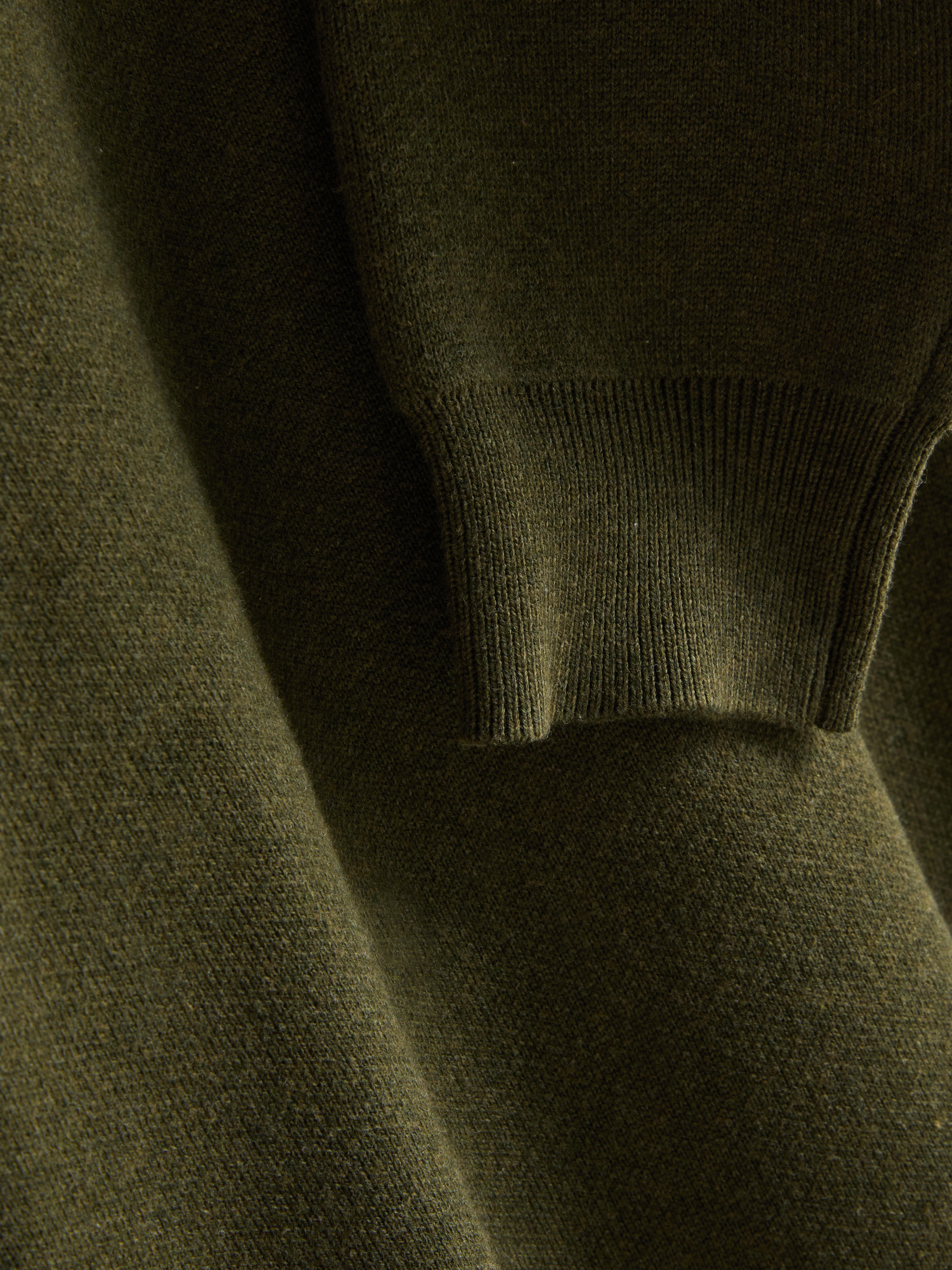 Crew Neck Sweater - Olive