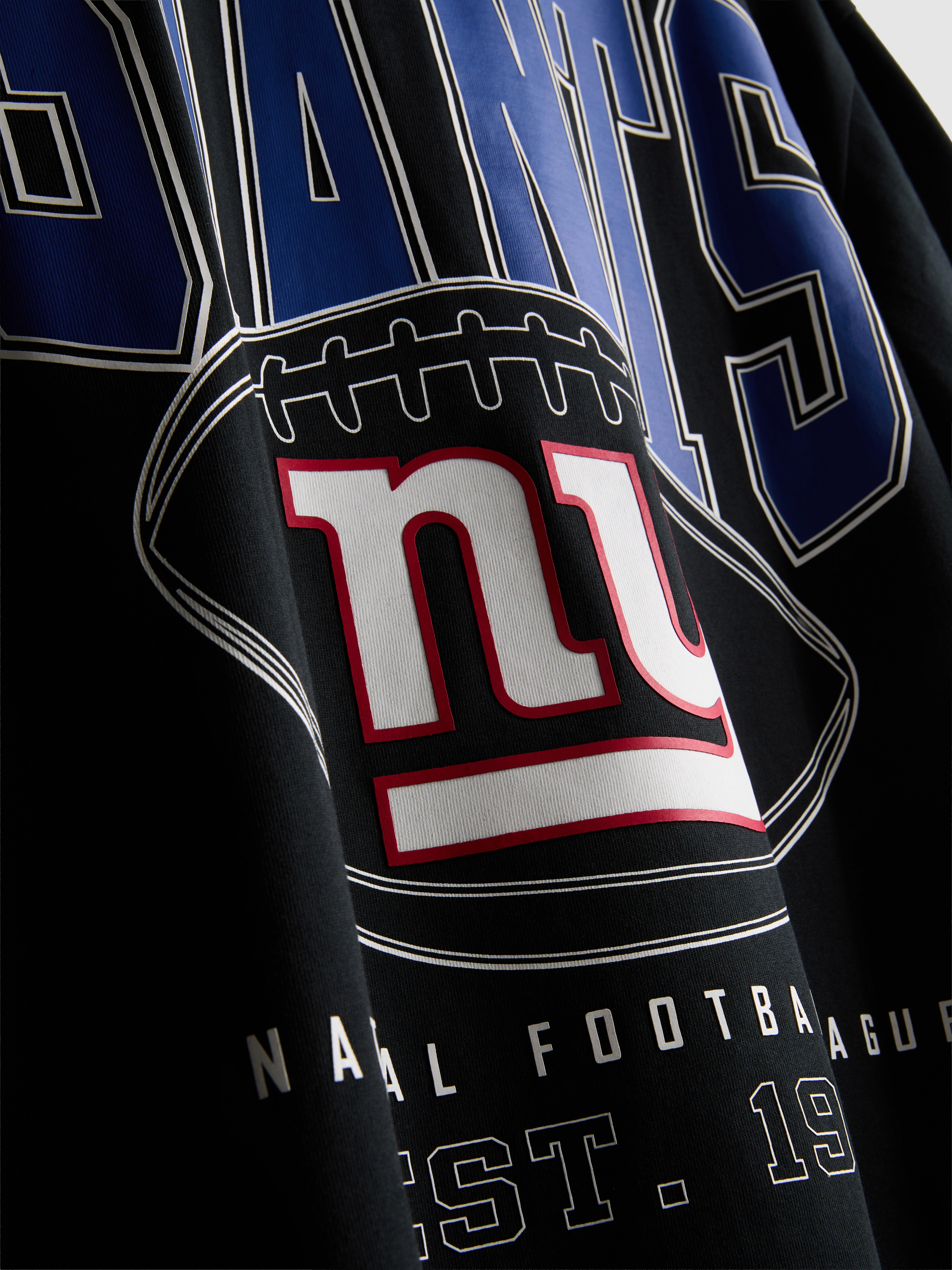 NFL New York Giants Pure Cotton Graphic T-Shirt - Black