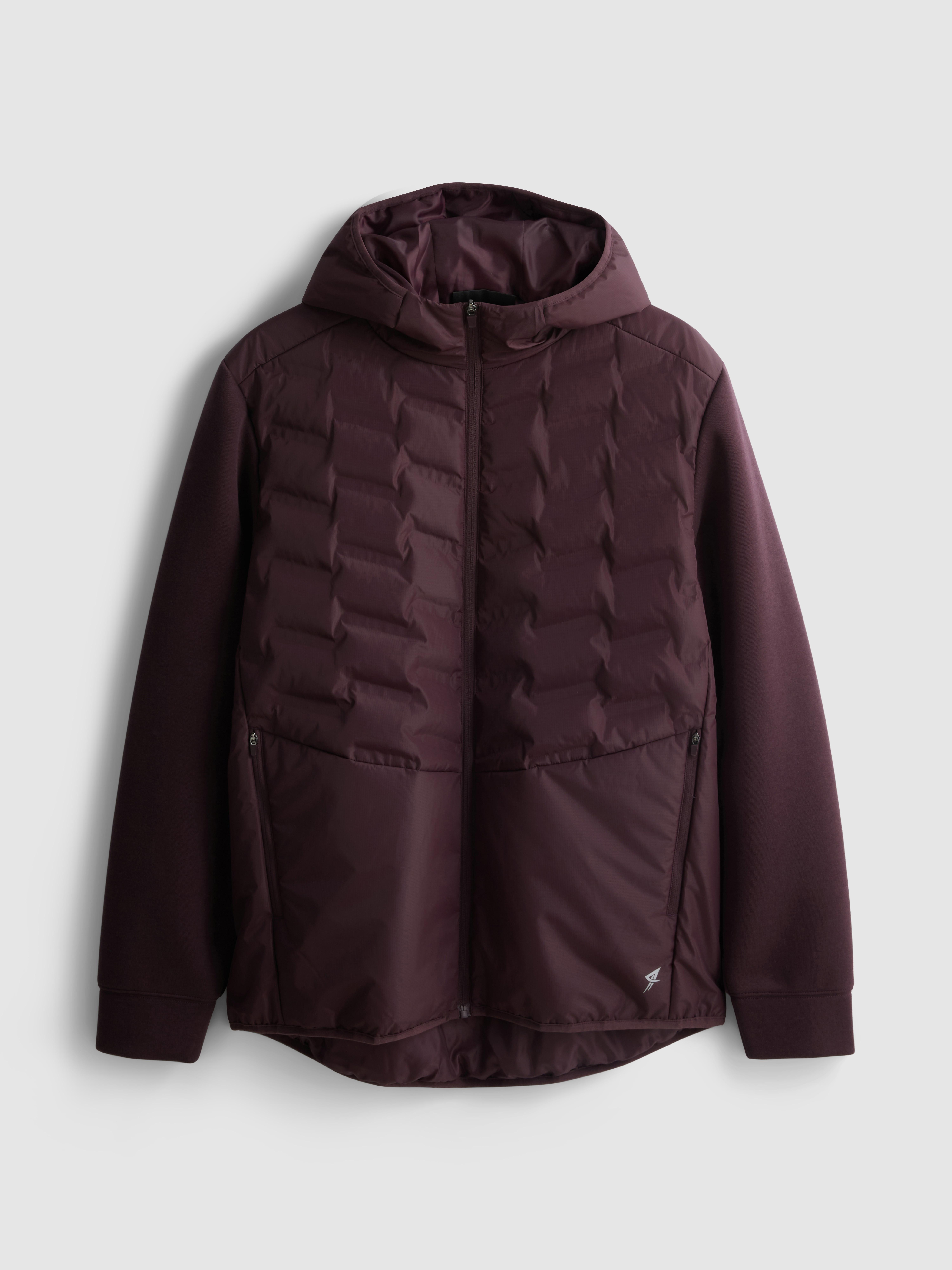 Primark Form | Hybrid Hooded Jacket - Burgundy