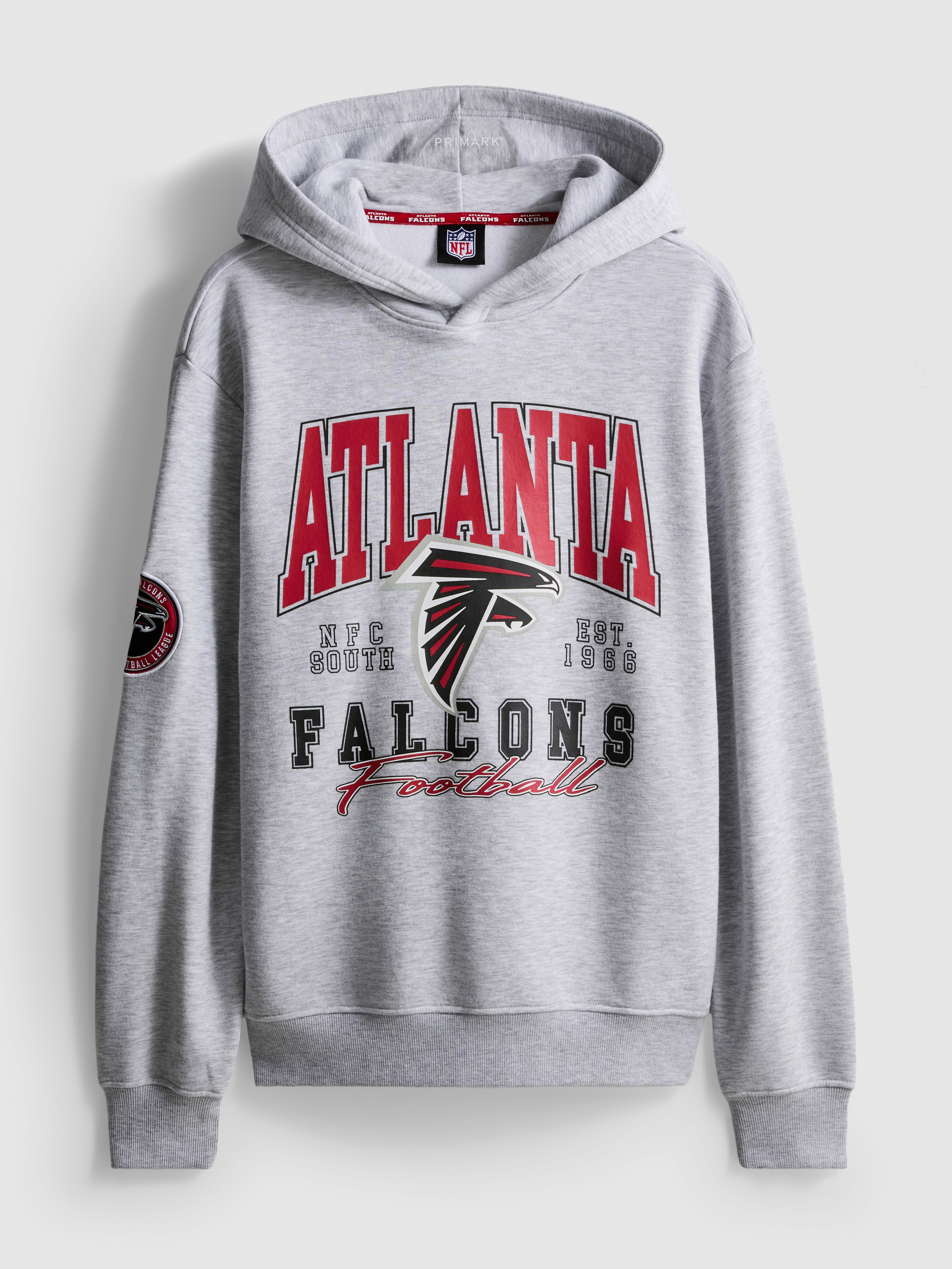 NFL Atlanta Falcons Graphic Hoodie - Gray Heather