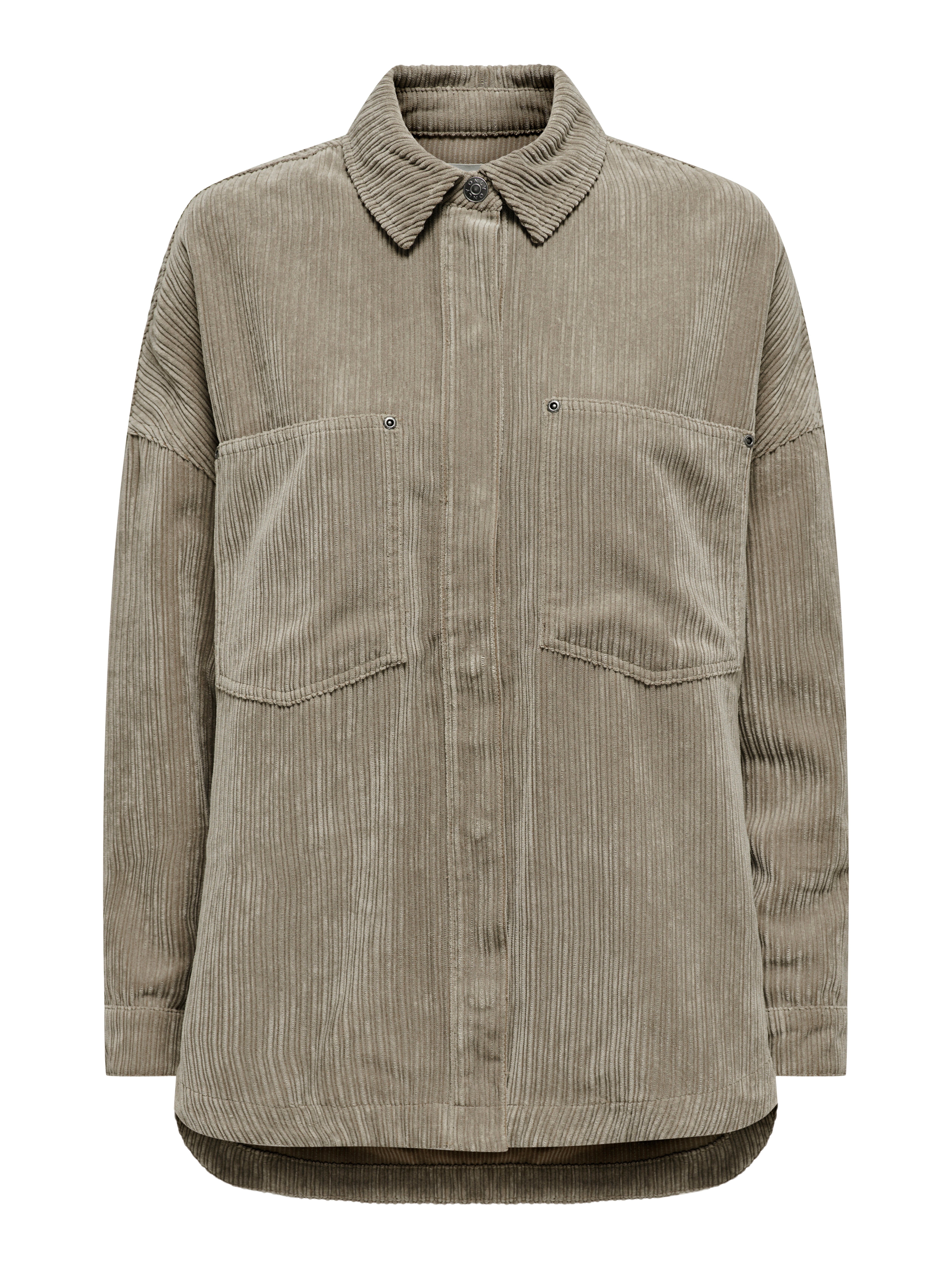 CARJANINE-RAI Corduroy Shirt Weathered Teak