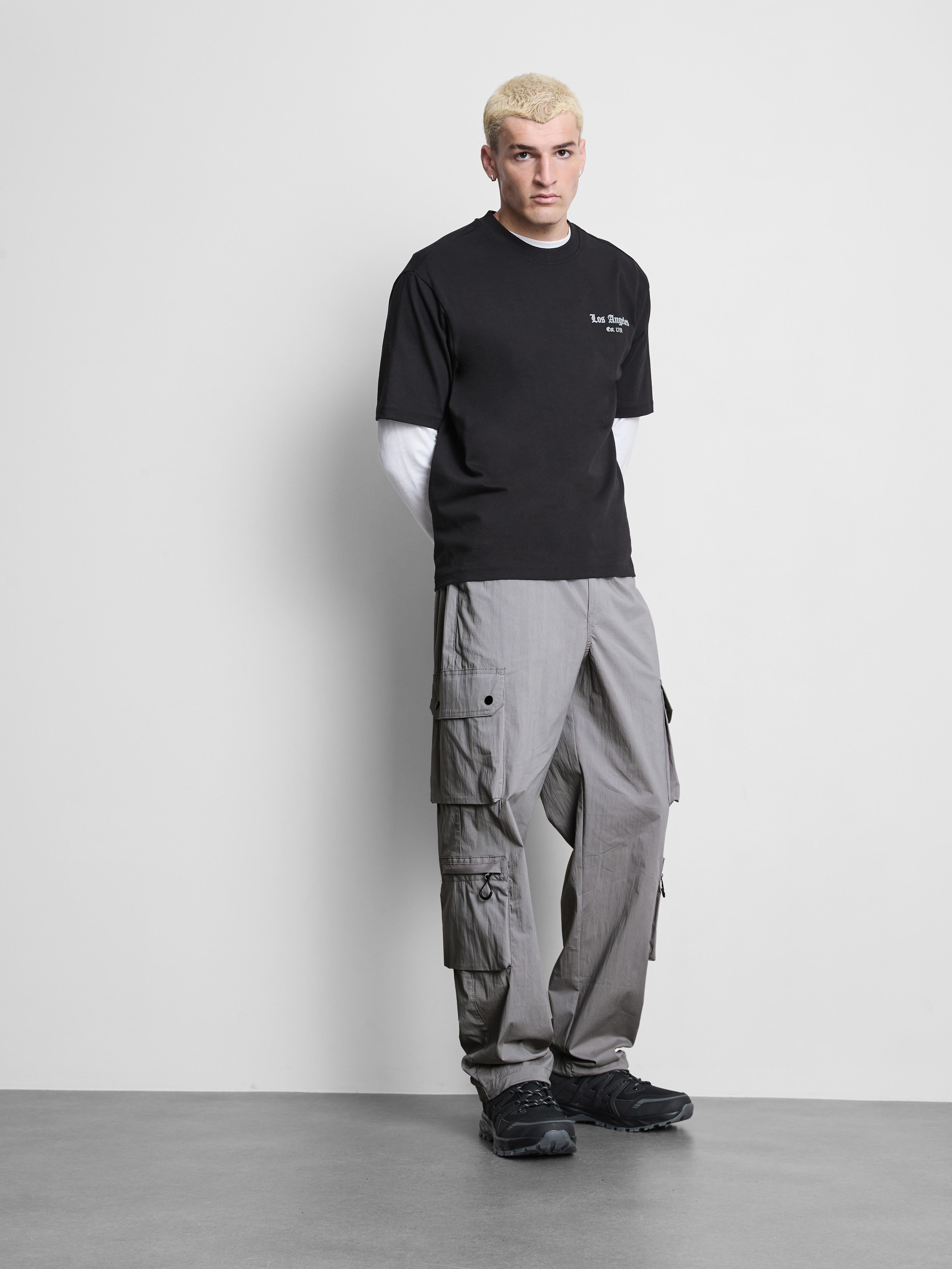 Utility Cargo Pants - Gray