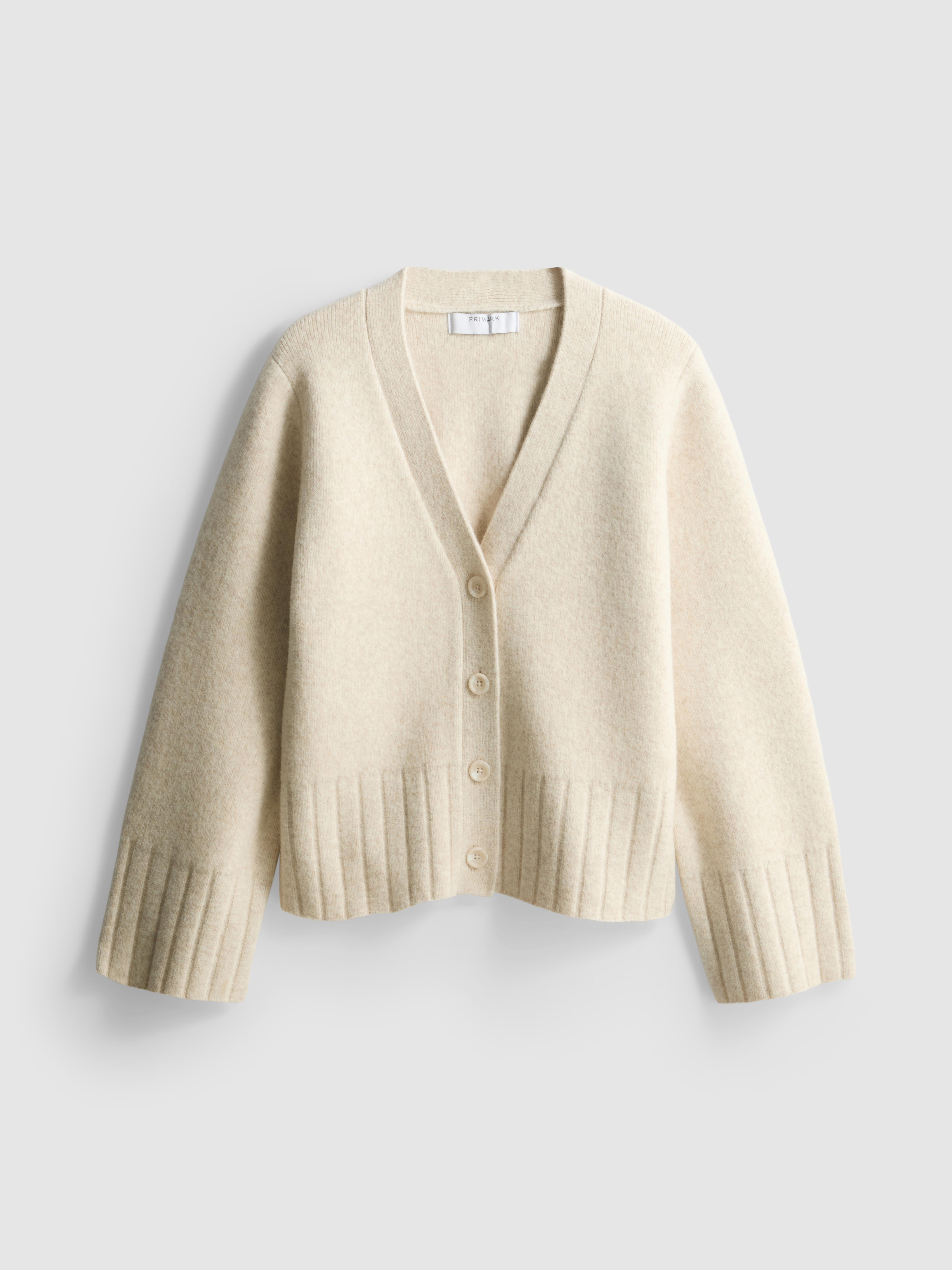 Relaxed Wide Sleeve Cardigan - Ivory