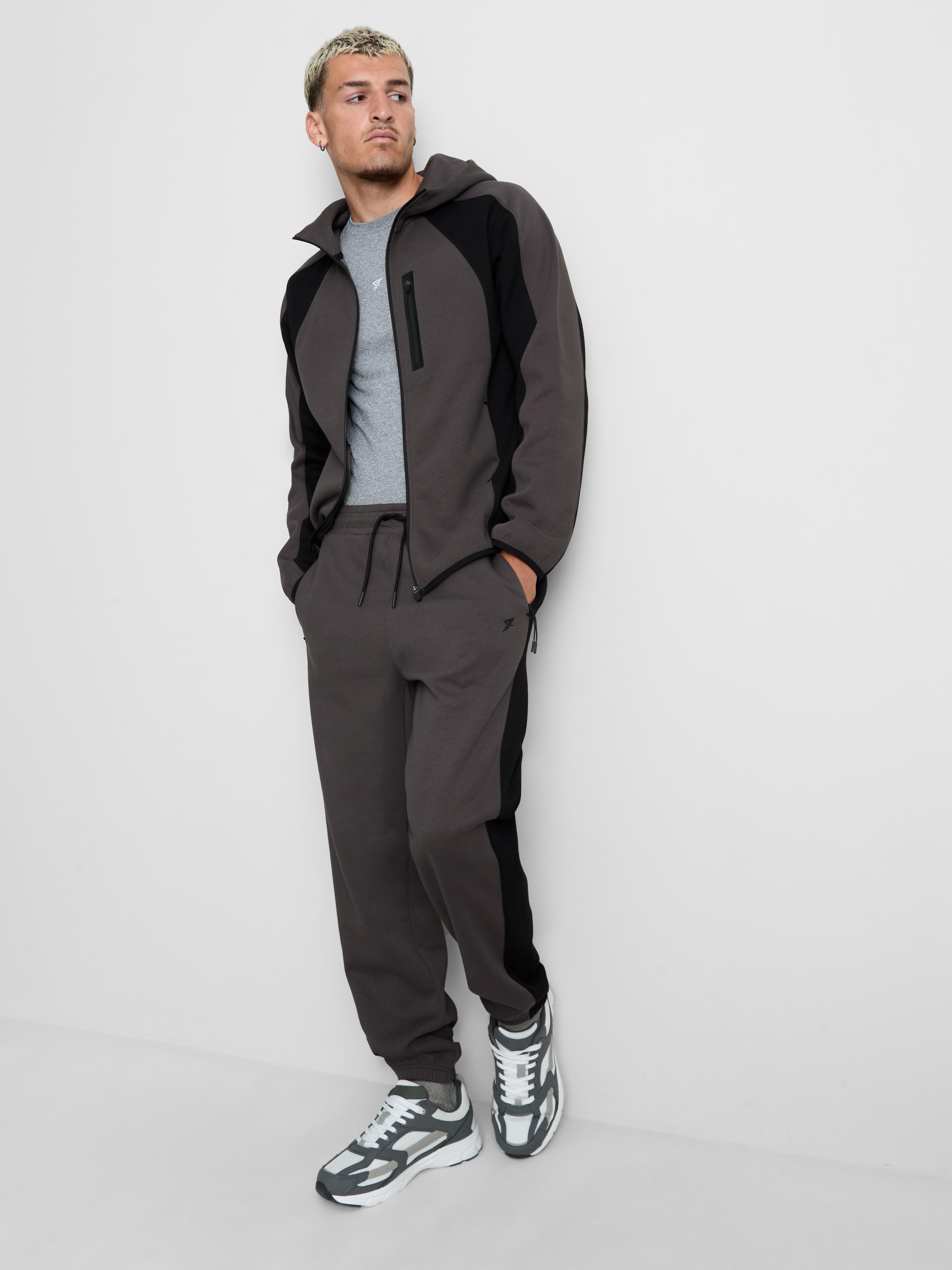 Side Panel Performance Joggers - Charcoal