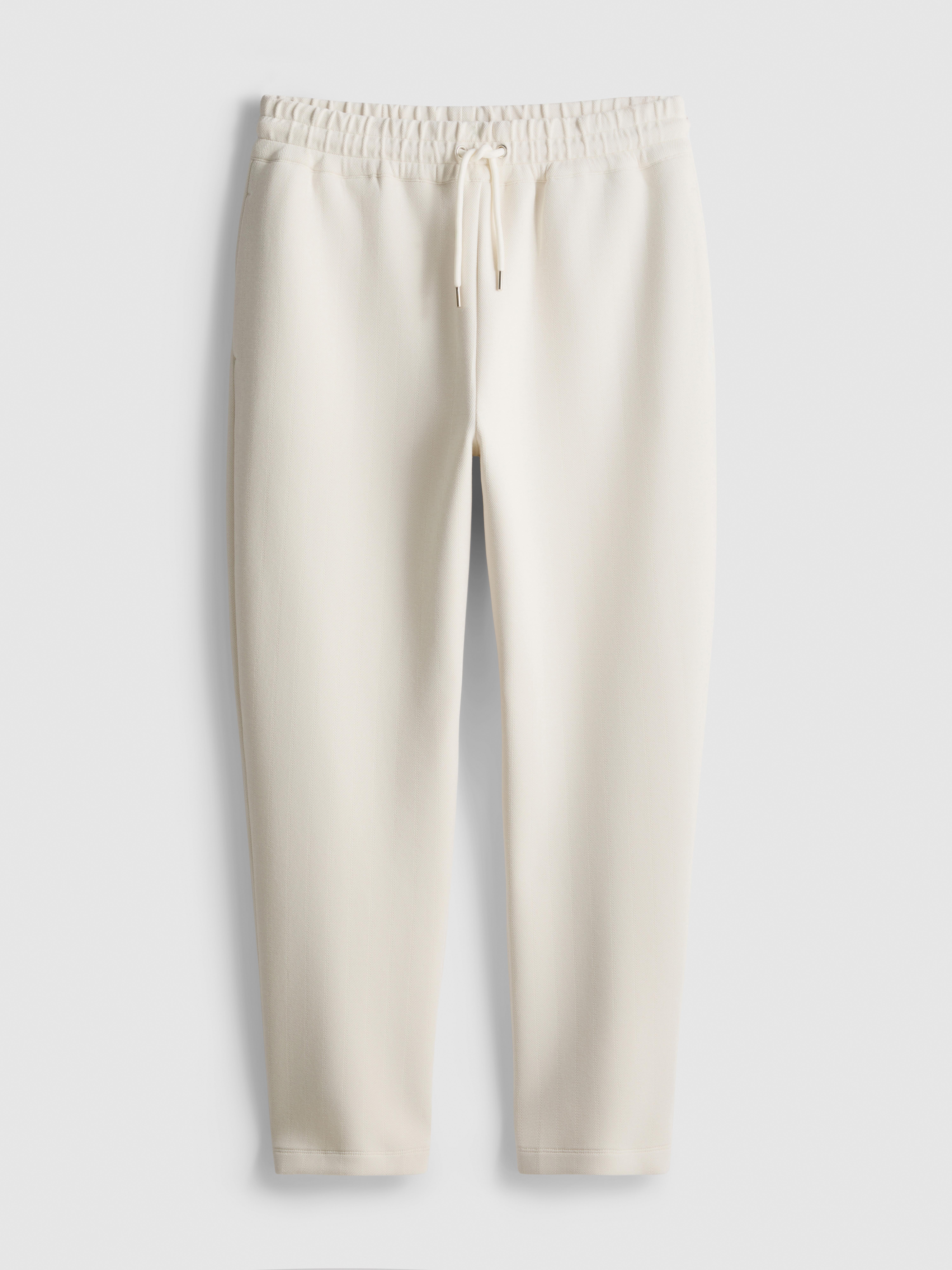 The Edit Drawstring Joggers - Ivory