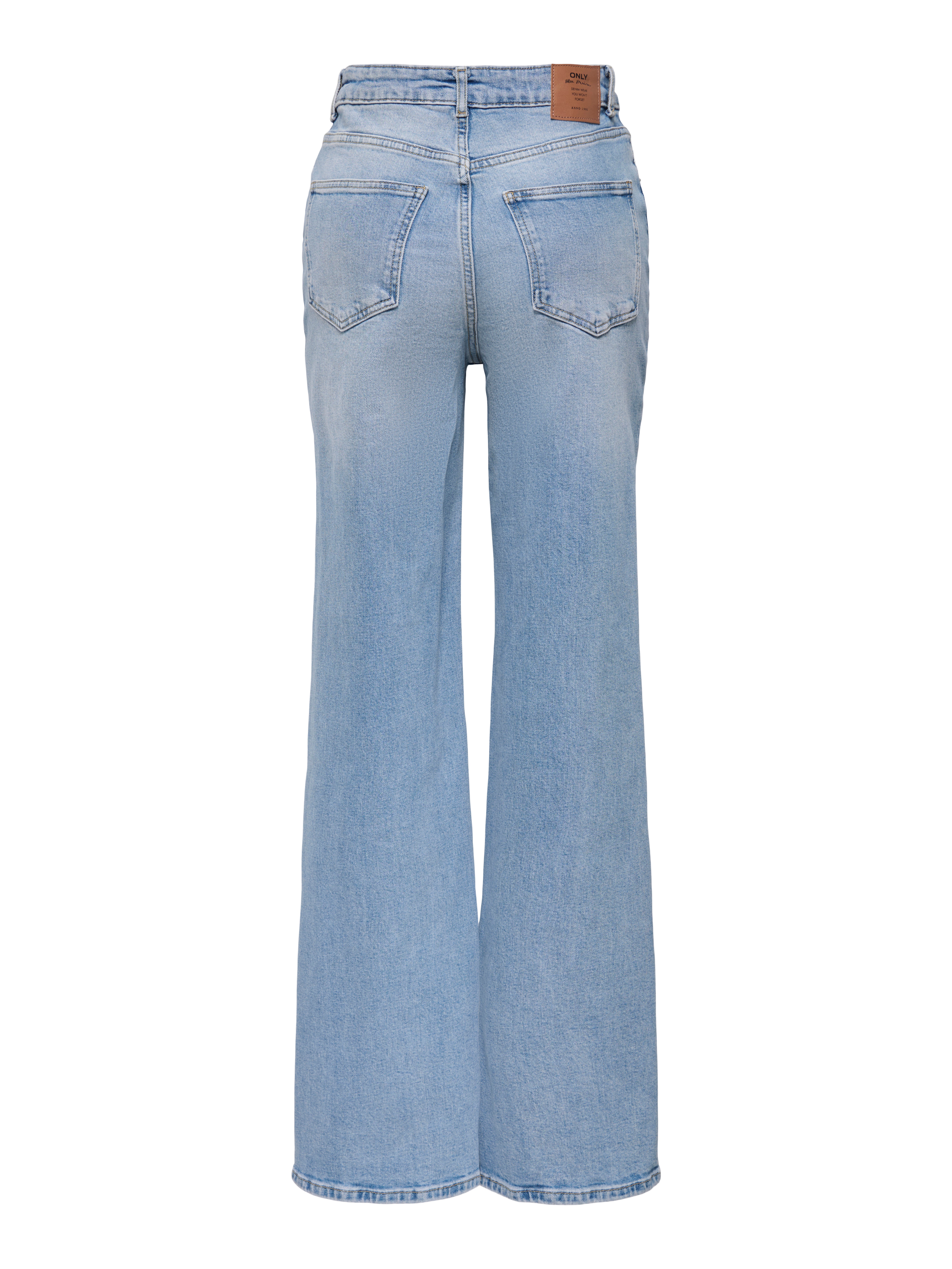 ONLJUICY High waist Wide Leg Fit Jeans Medium Blue Denim