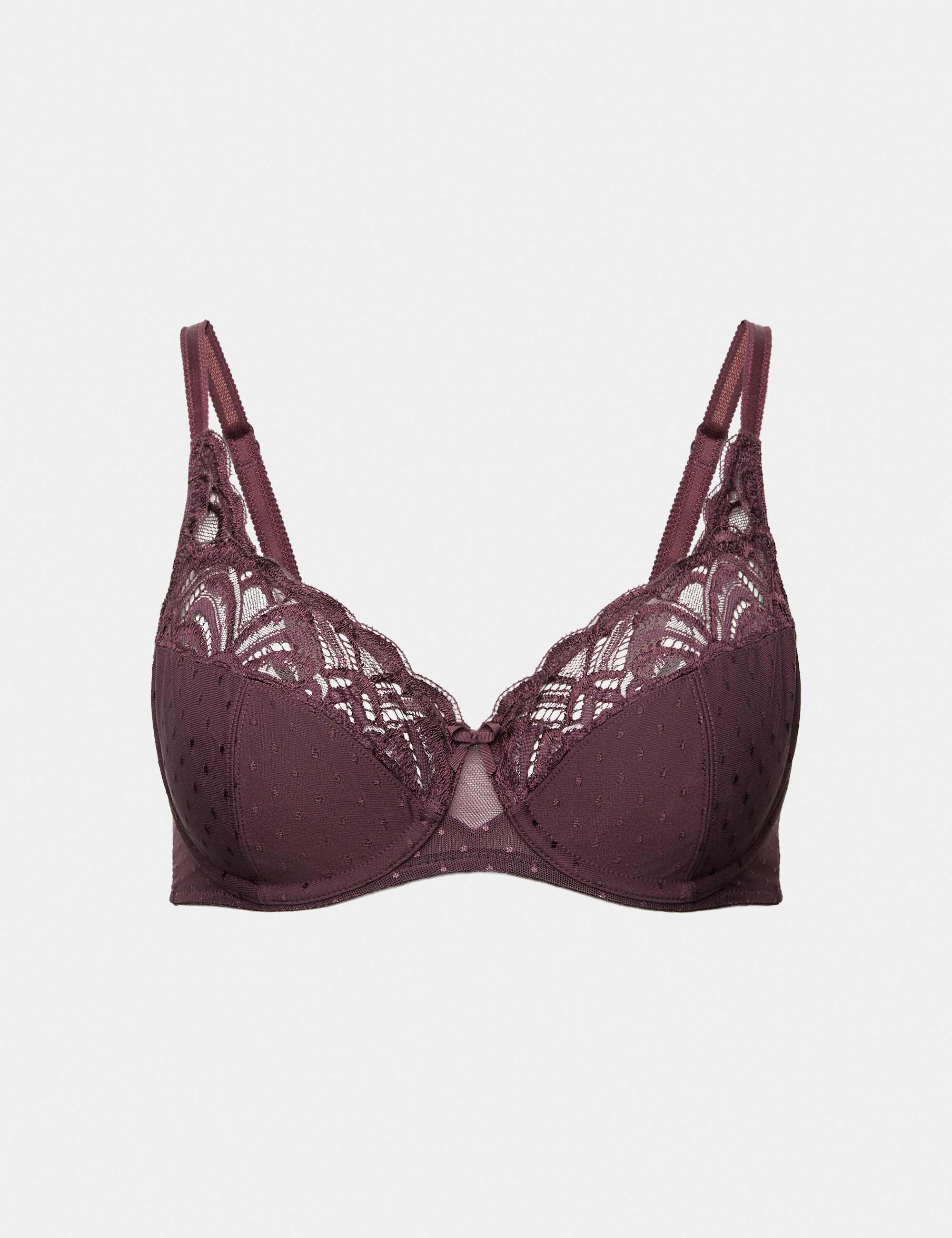 Amelia Lace Wired Full Cup Bra A-E