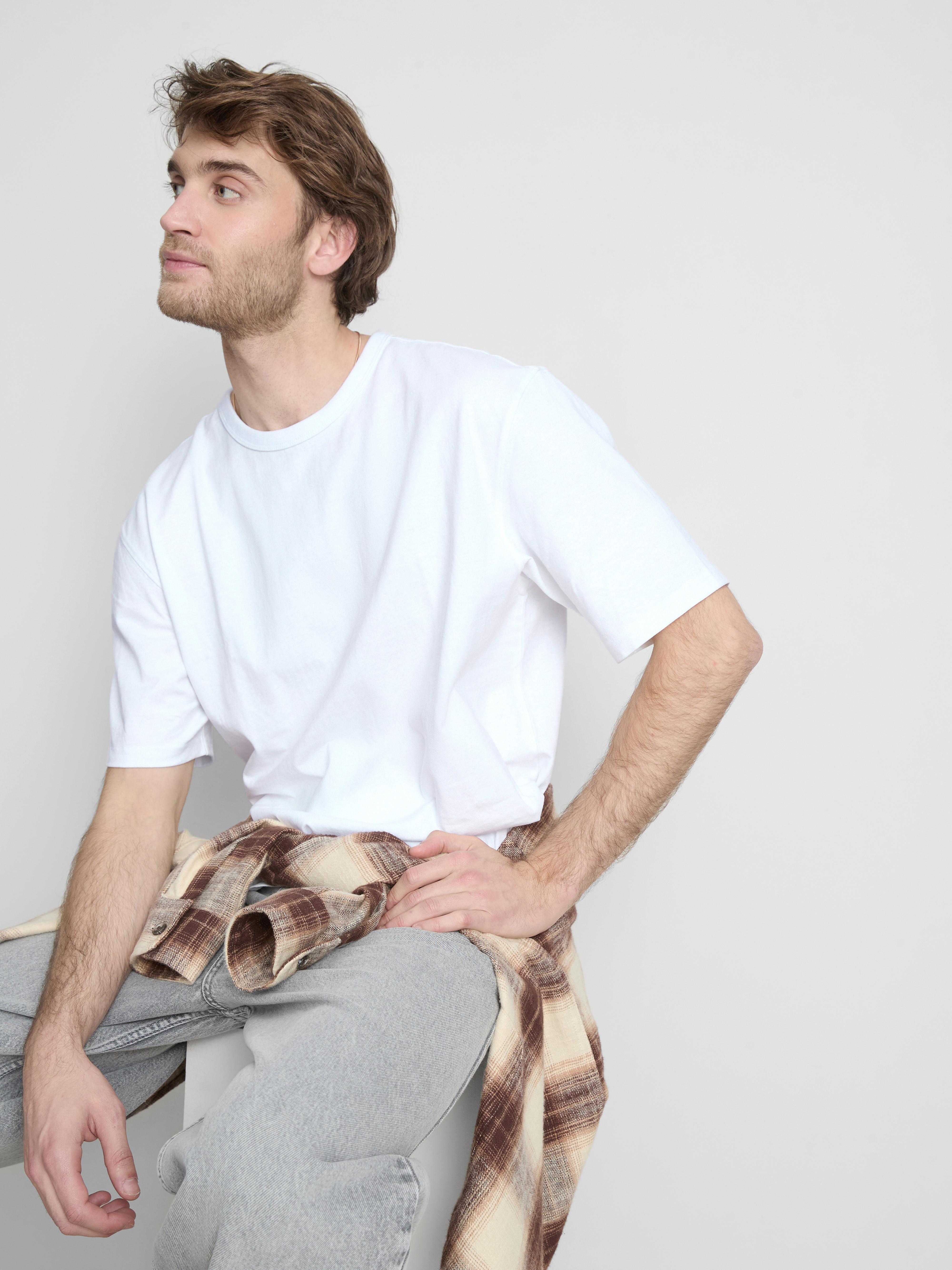 Relaxed-Fit Short-Sleeve T-Shirt - White