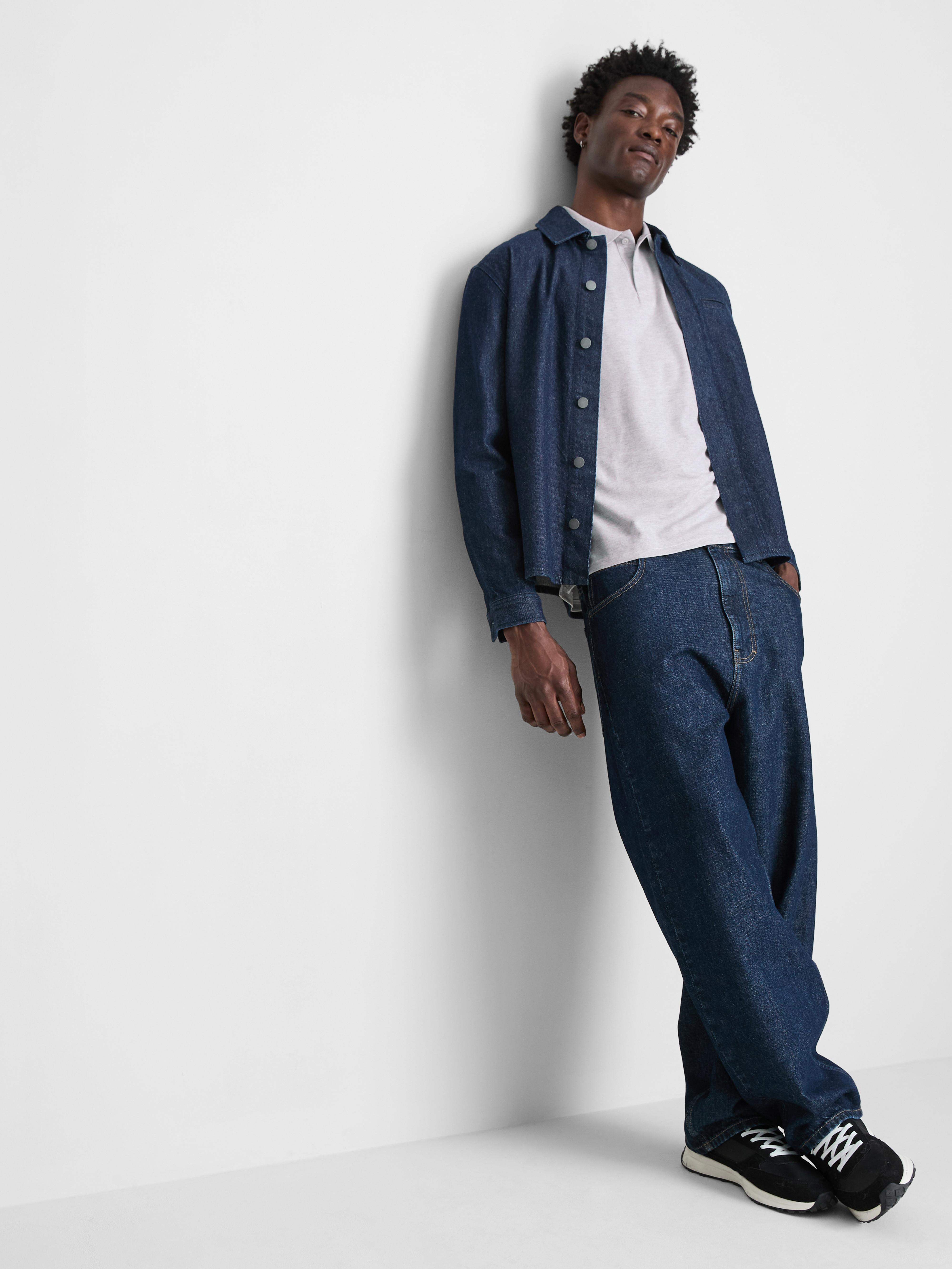 Marl Polo Shirt - Light Gray