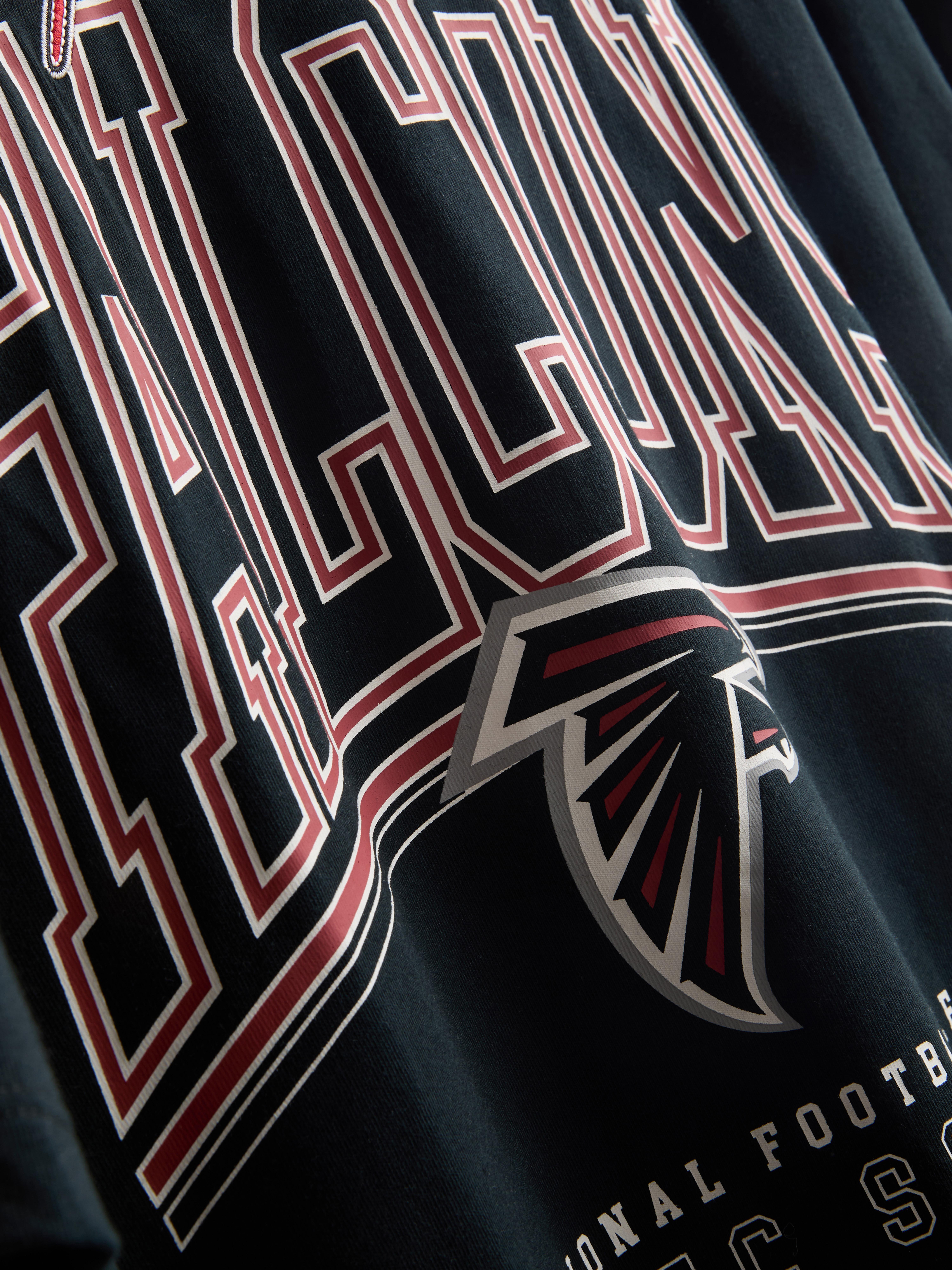 NFL Atlanta Falcons Pure Cotton Graphic T-Shirt - Black