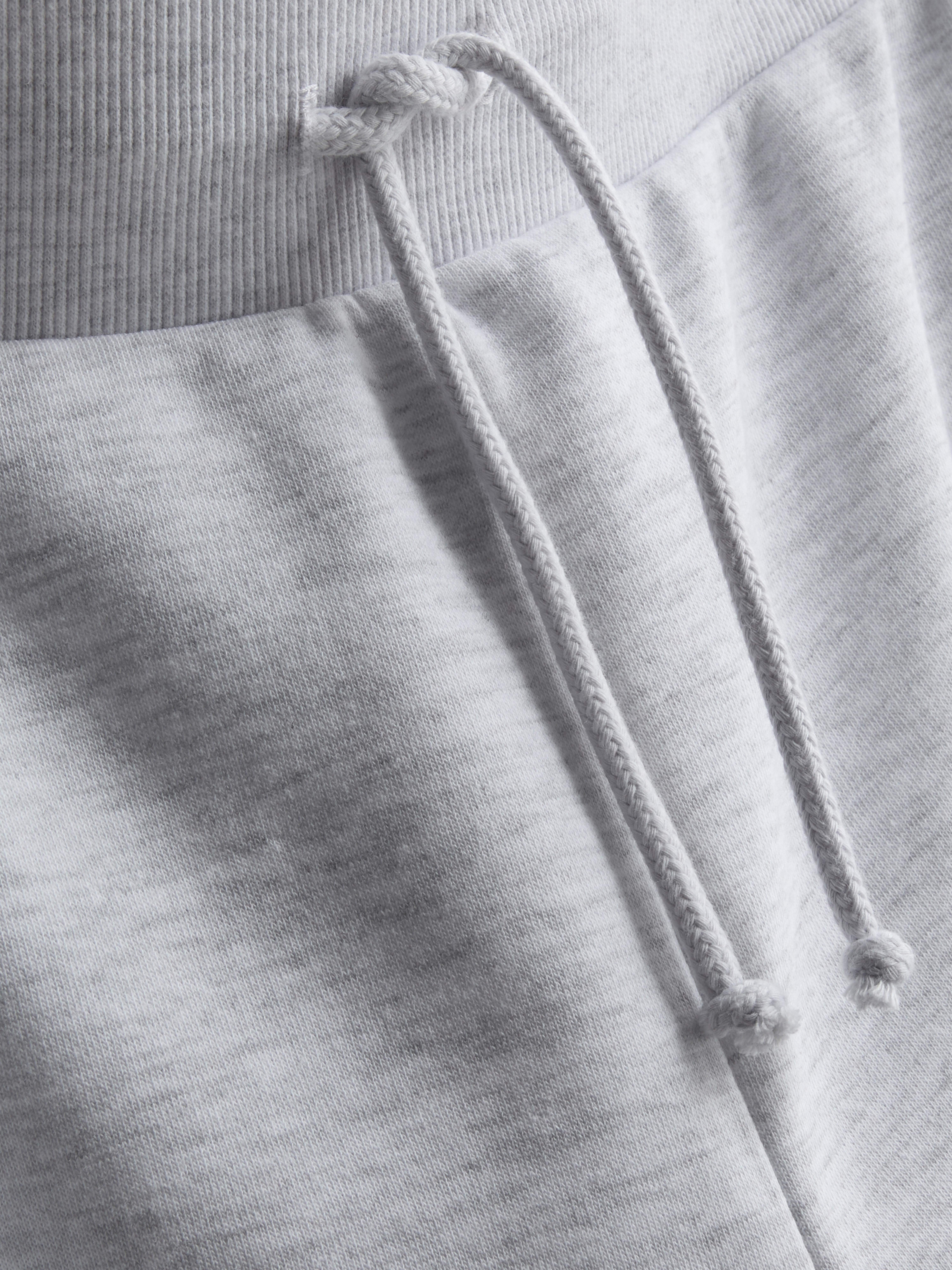 Cotton-Blend Skinny Joggers - Gray Heather